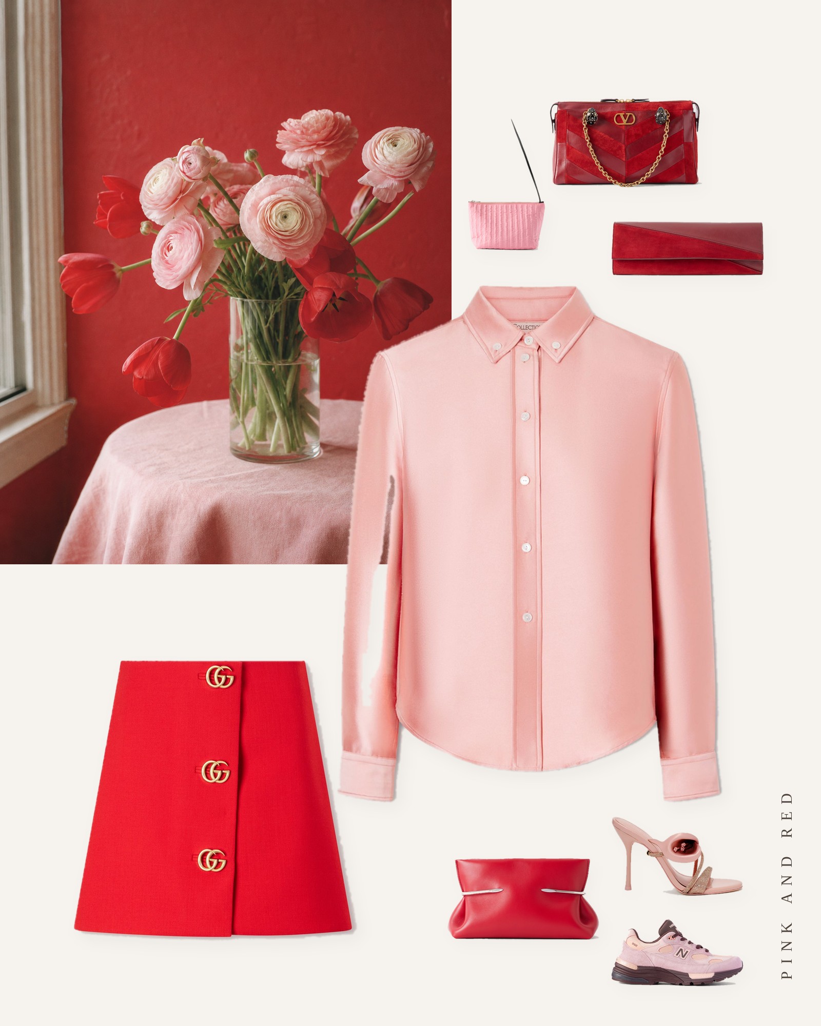 Pink and Red Outfits