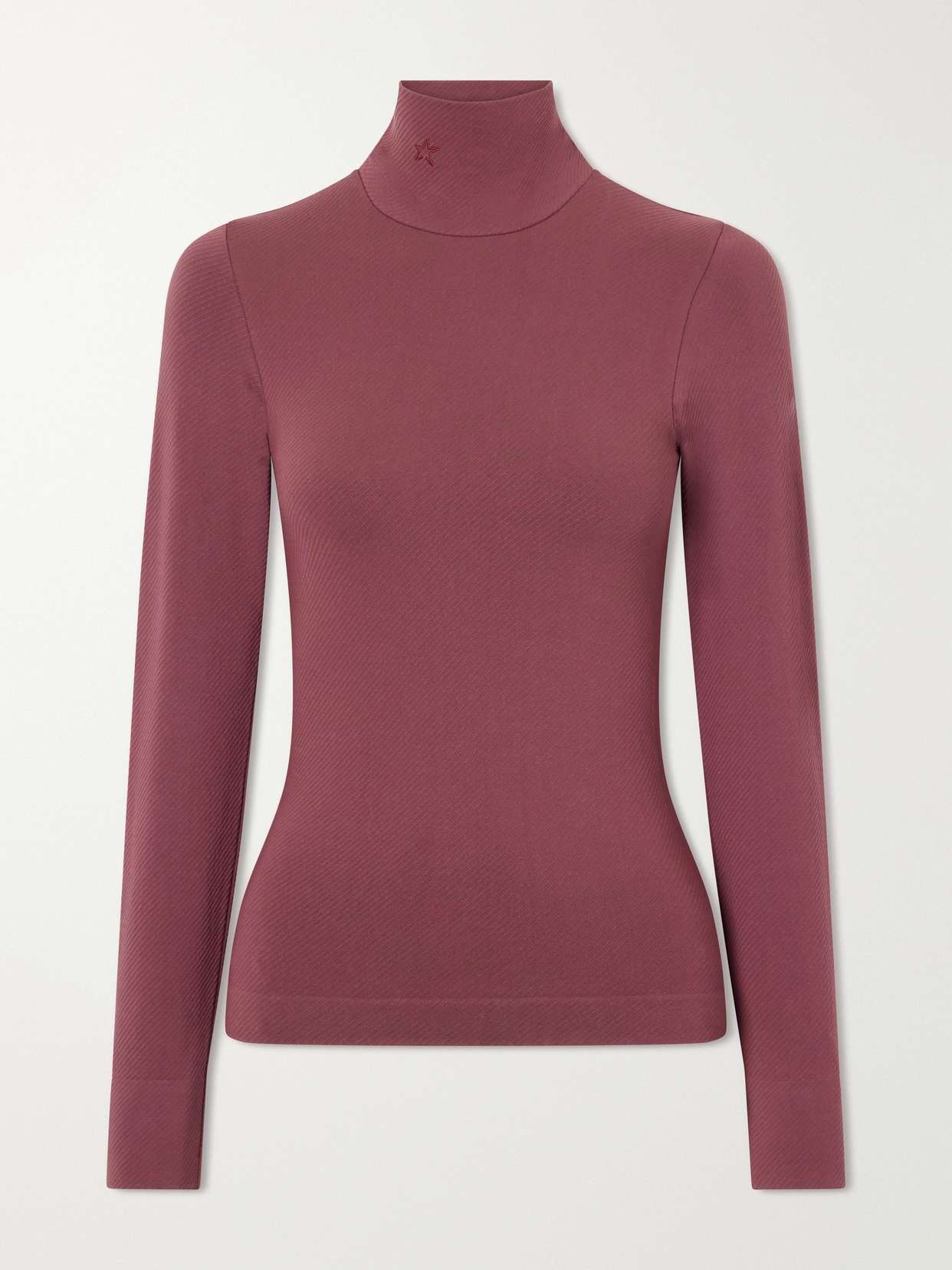 Ribbed thermal modal-blend turtleneck base layer
