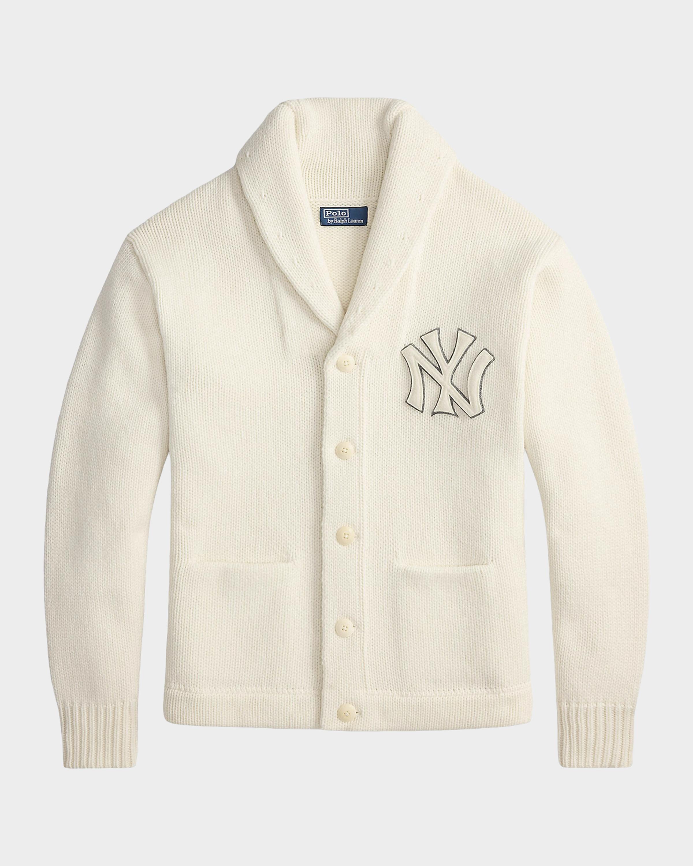 Men's New York Yankees Wool-Blend Shawl Cardigan
