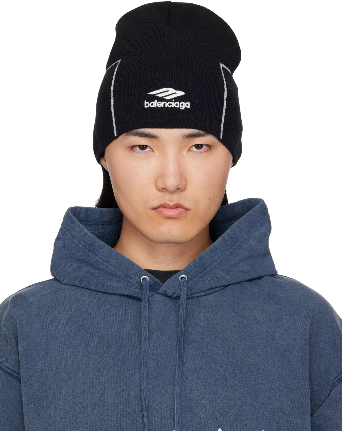 Black Sporty Beanie