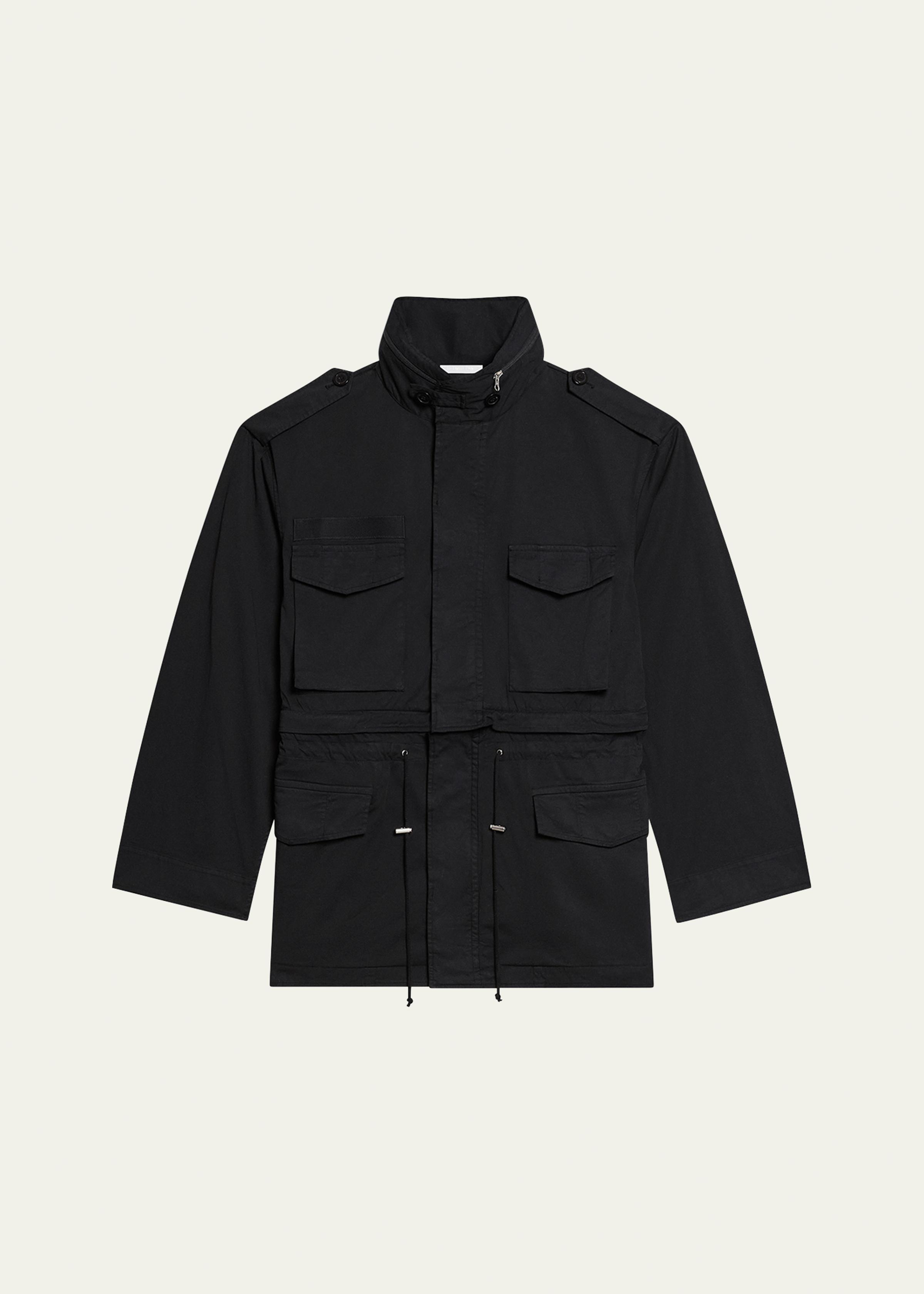 Men's Field Jacket with Stowaway Hood