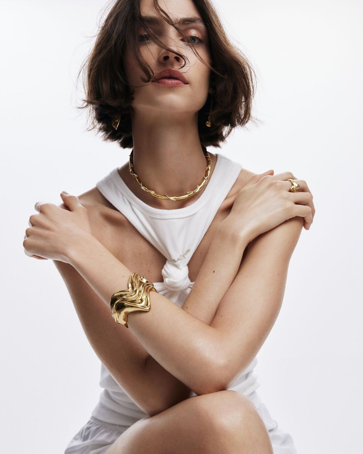 David Yurman Bracelet Dupe: Twisted Cuffs and Stone Caps