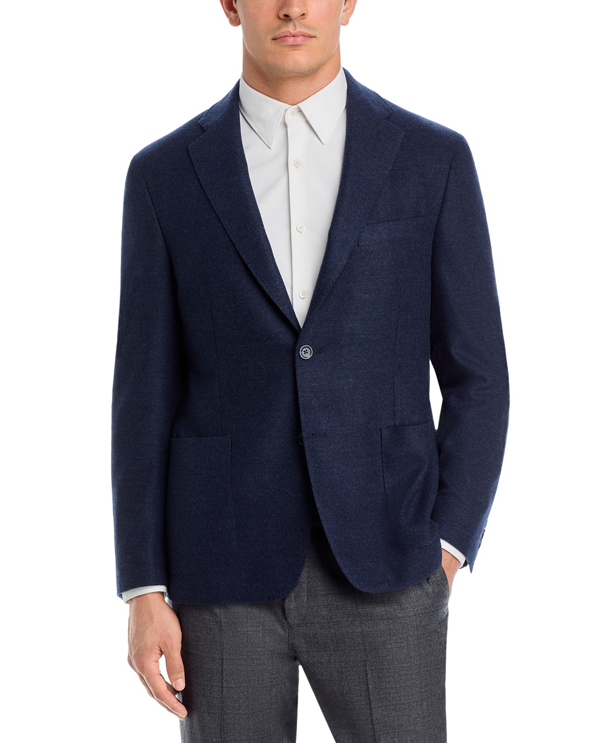 Wool & Cashmere Double-Face Cloud Touch Slim Fit Sport Coat