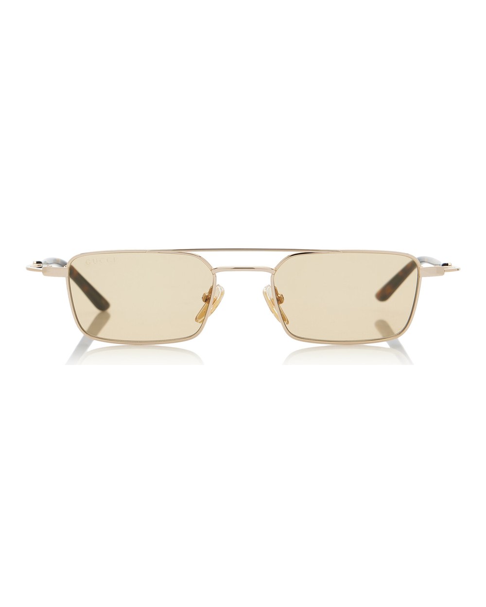 Aviator-Frame Metal Sunglasses