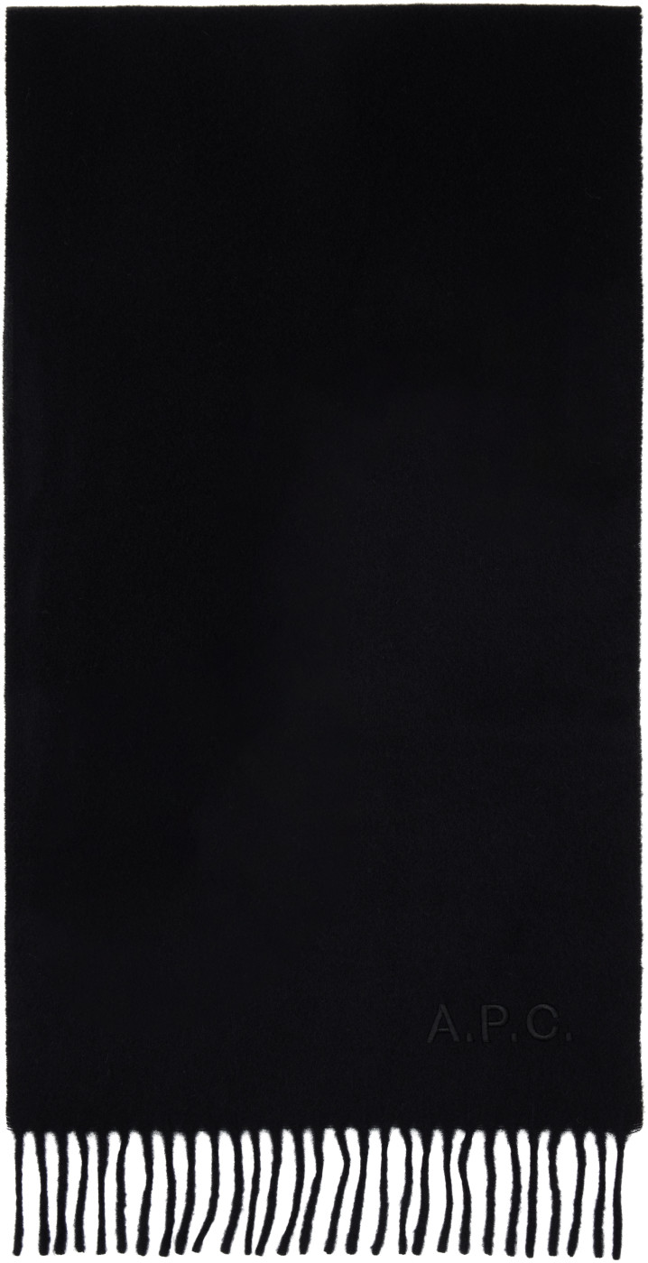 Black Ambroise Brodee Scarf