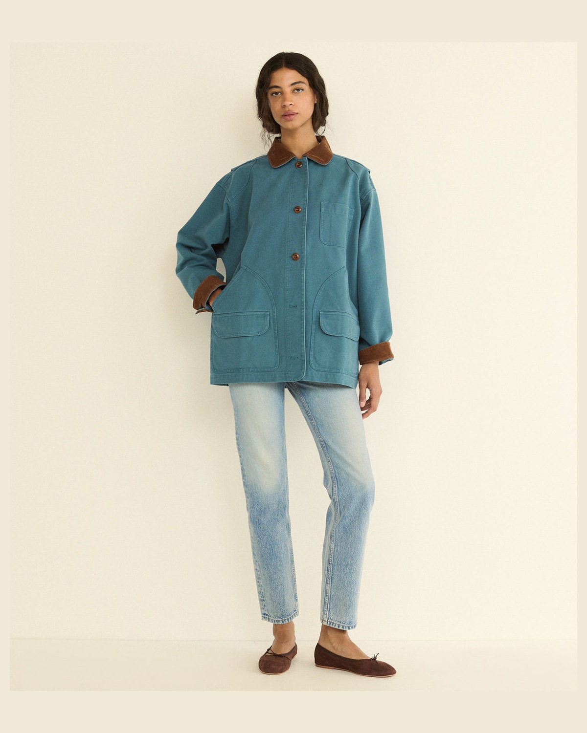 Pascual Jacket in Caspian Blue