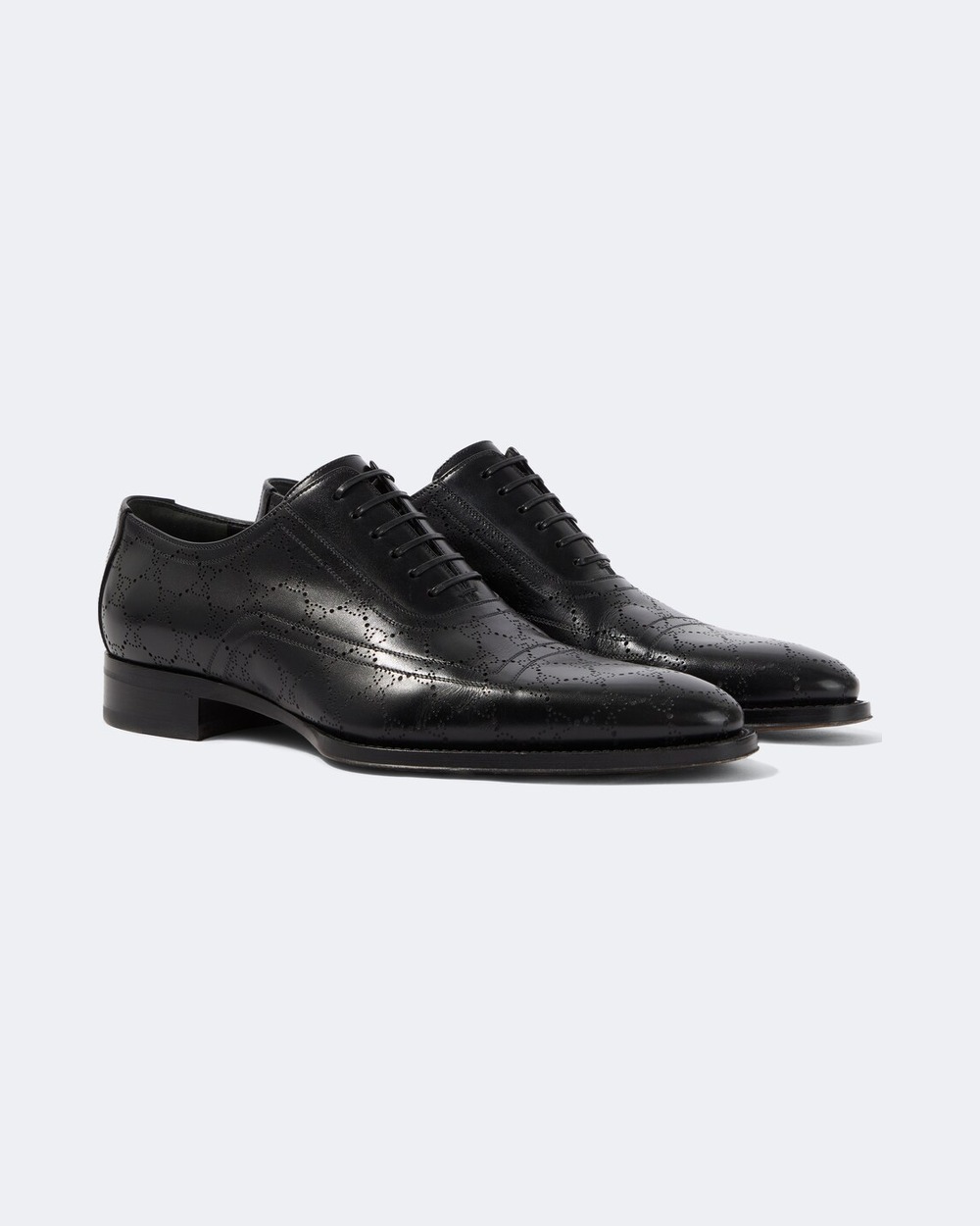 GG Leather Derby Shoes