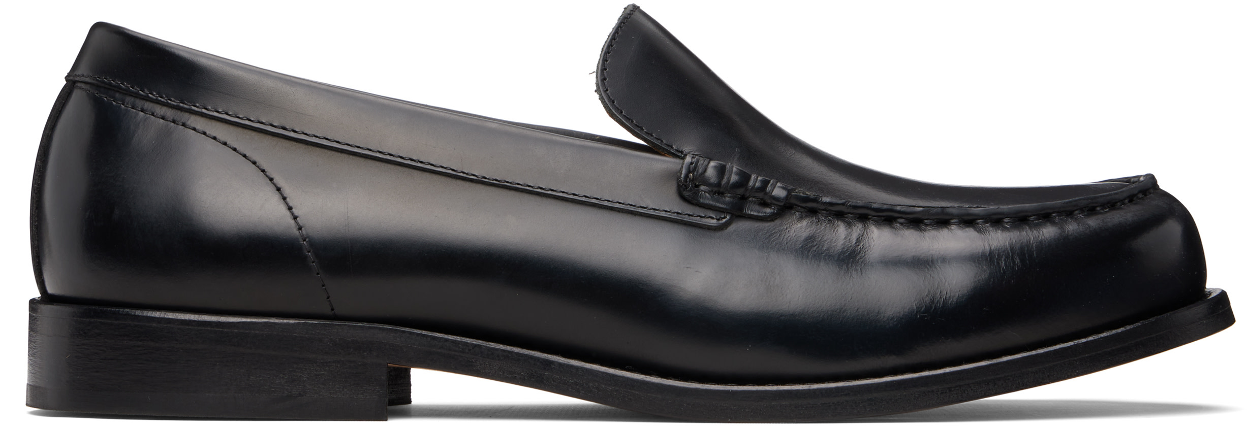 Black Moc Loafers