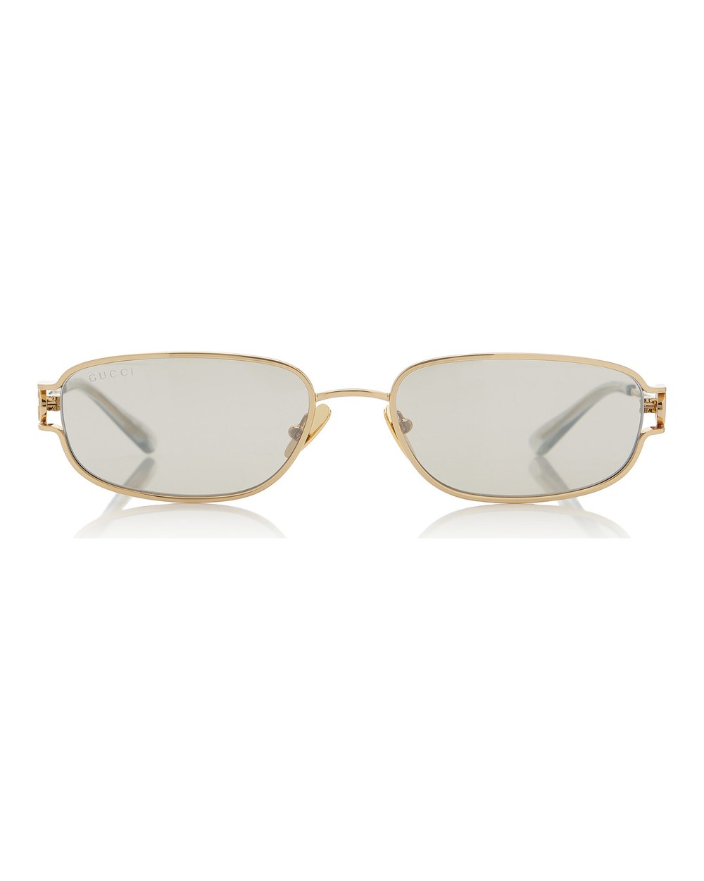Square-Frame Metal Sunglasses