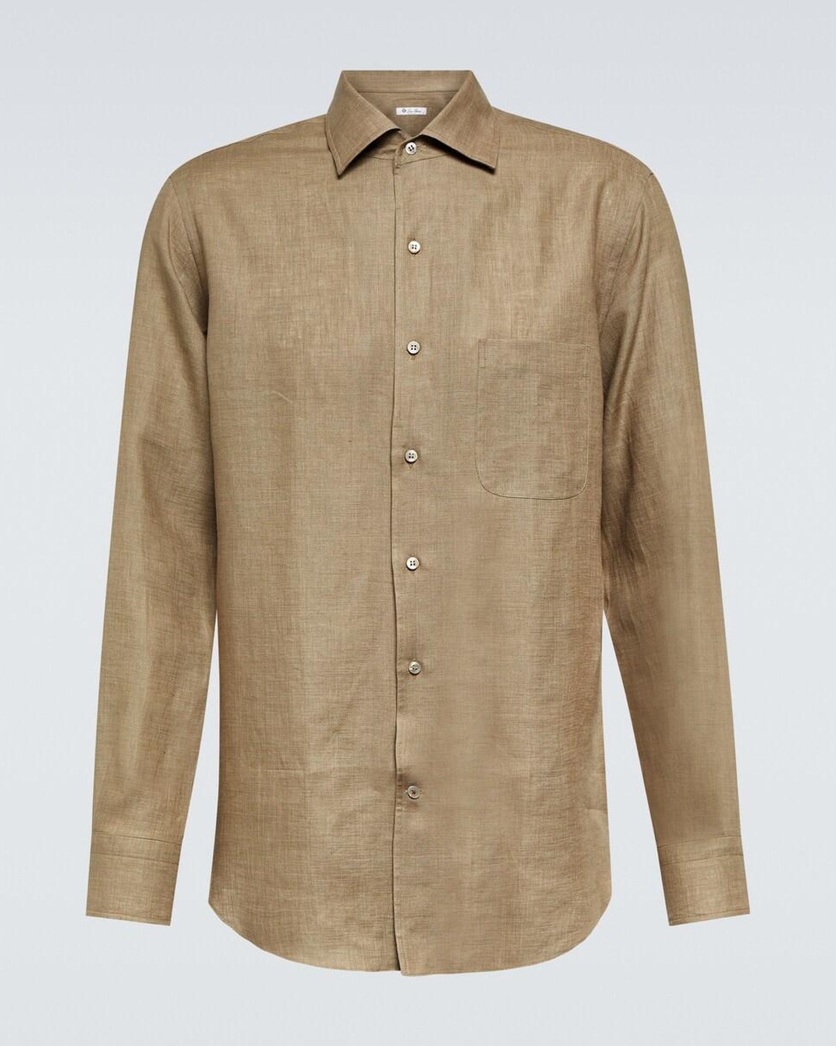 André Linen Shirt in Beige