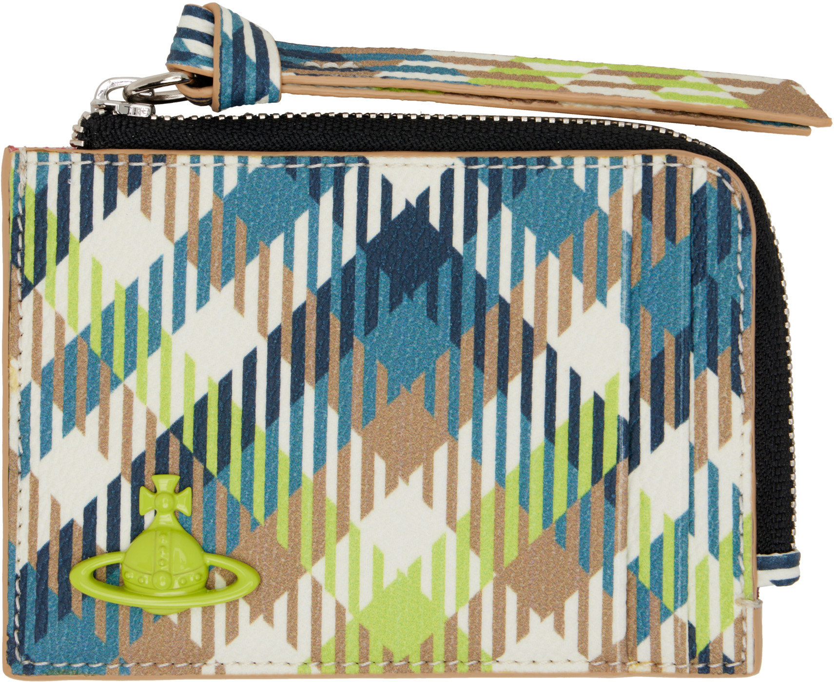 Multicolor Zip Card Holder