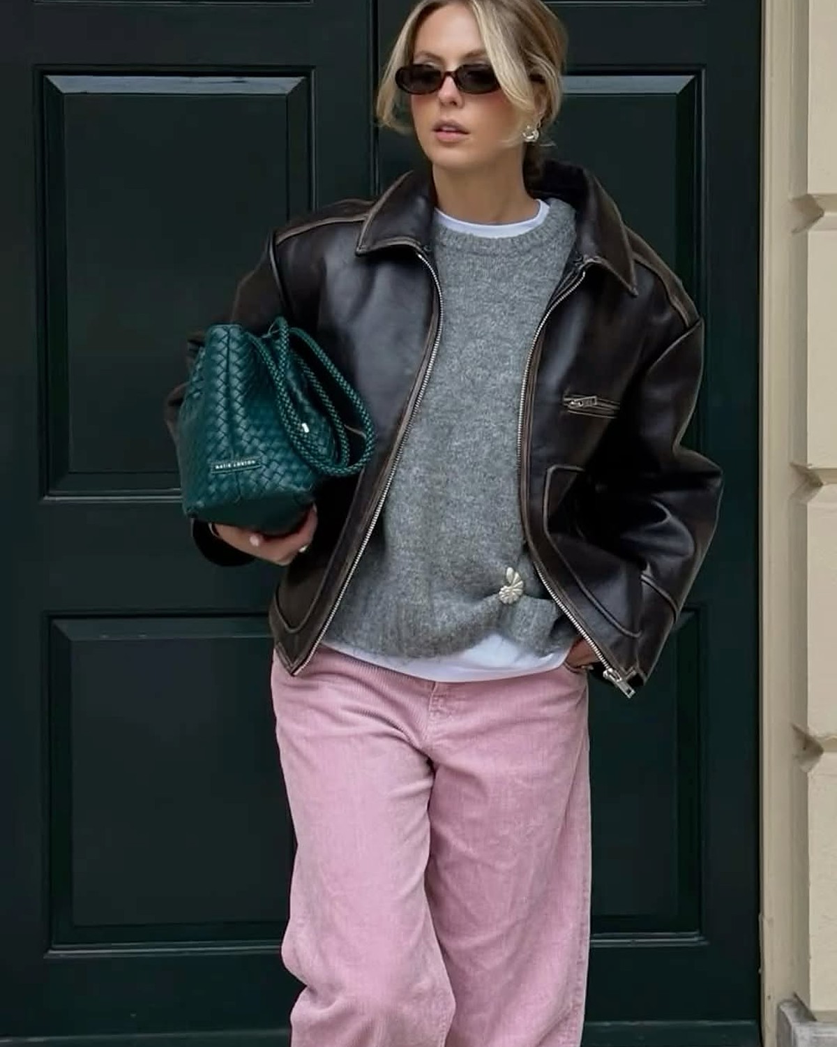 Pink and Gray Outfits to Try This Fall