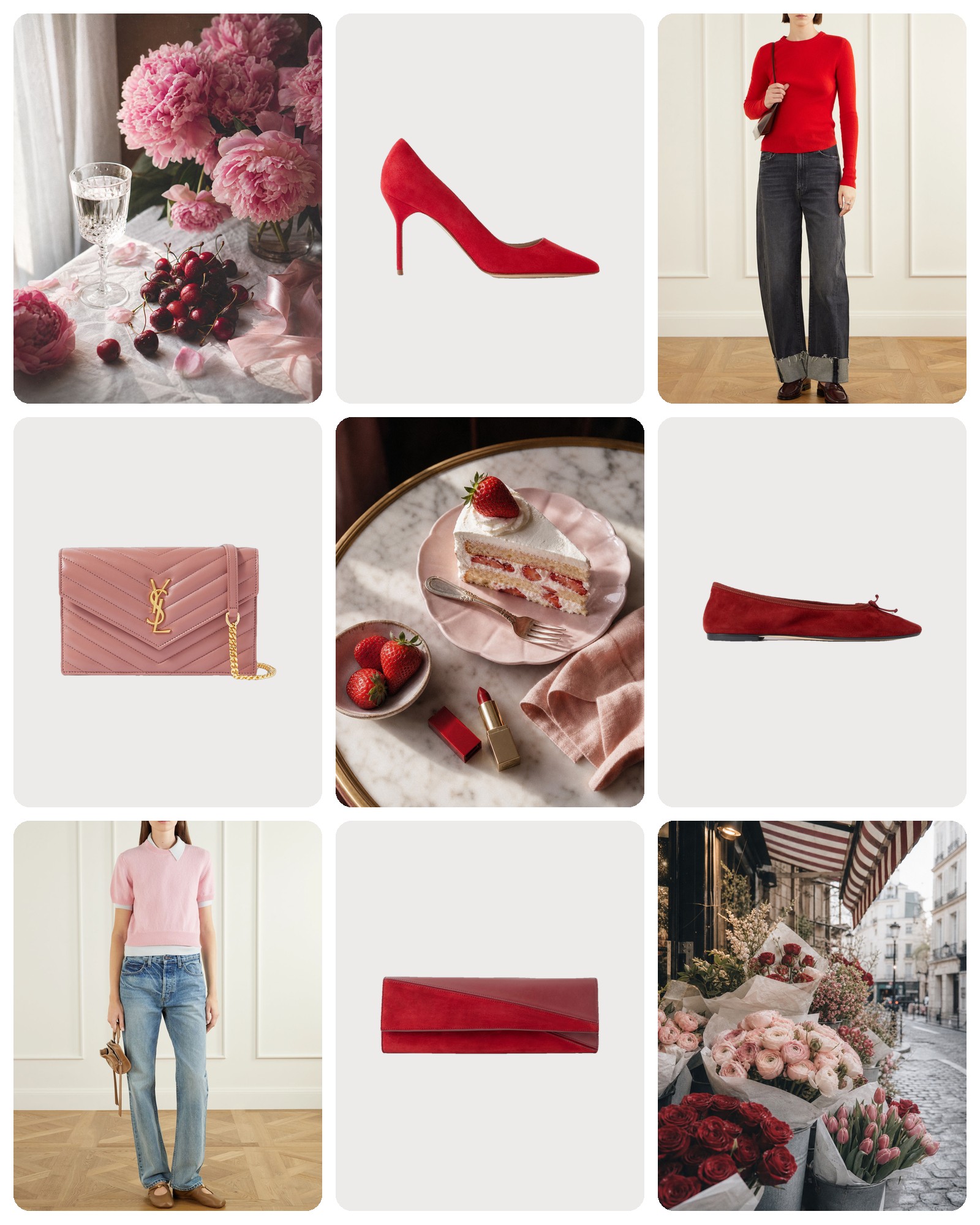 Red and Pink Together