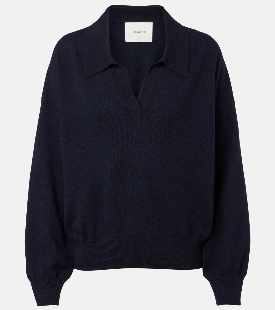 Katriel cashmere polo sweater
