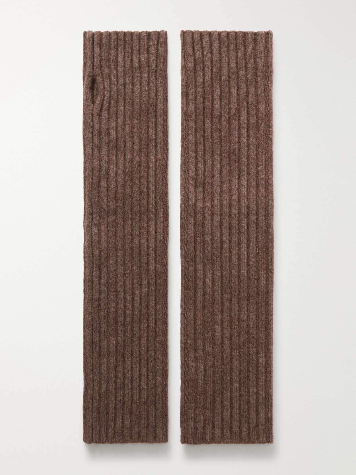 + TEKLA ribbed wool and cashmere-blend arm warmer