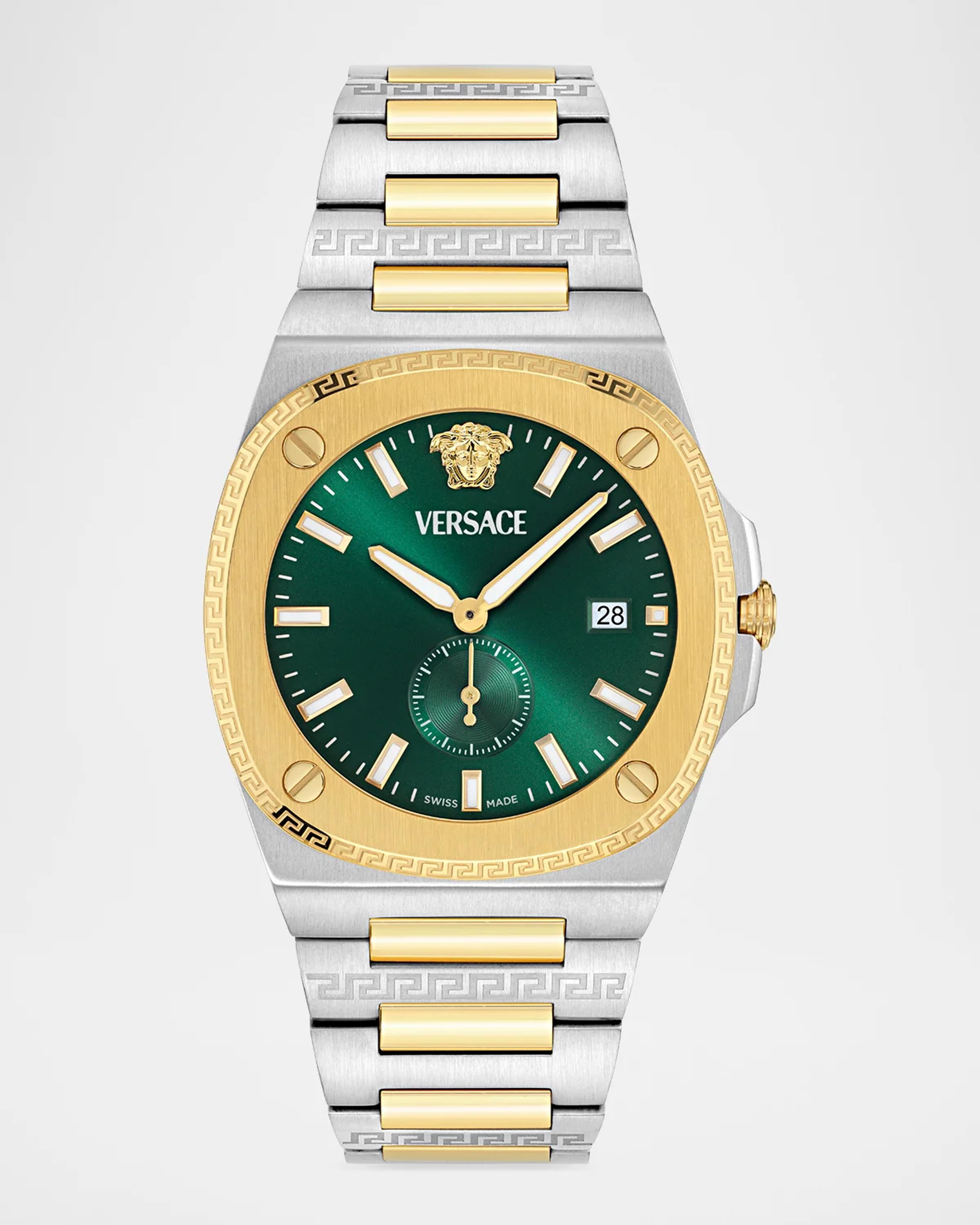 Men's Two-Tone Bracelet Watch, 40mm