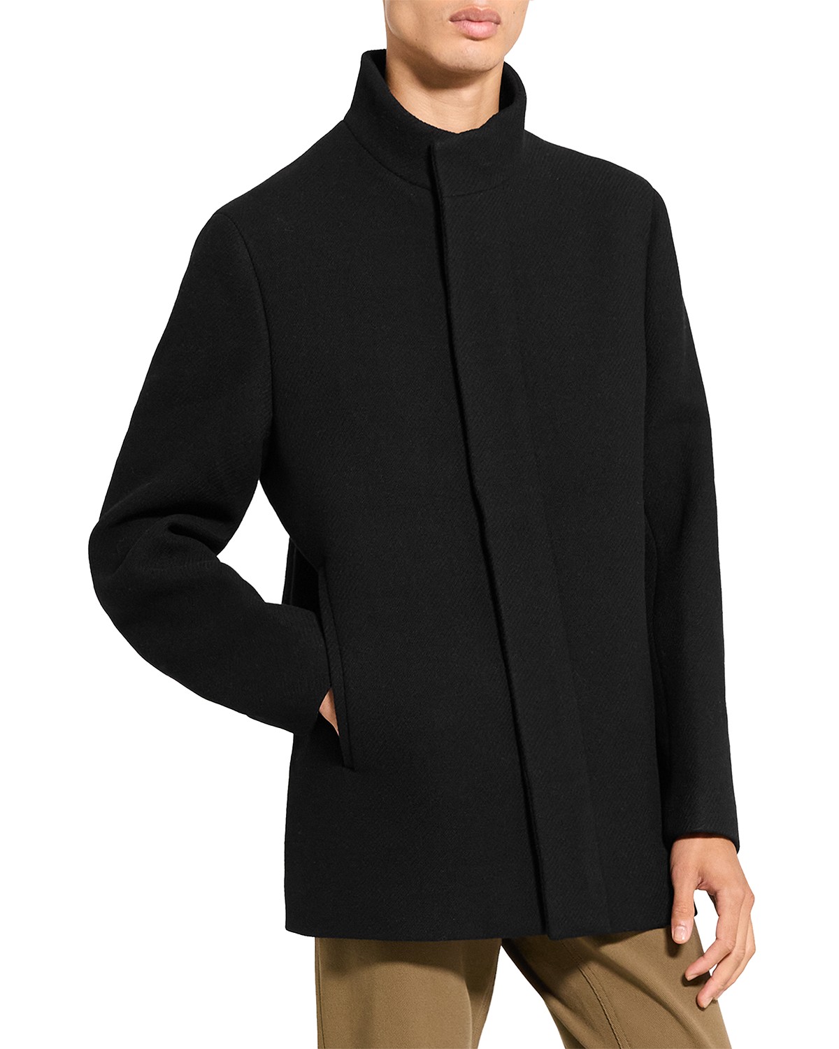 Clarence Wool Melton Coat