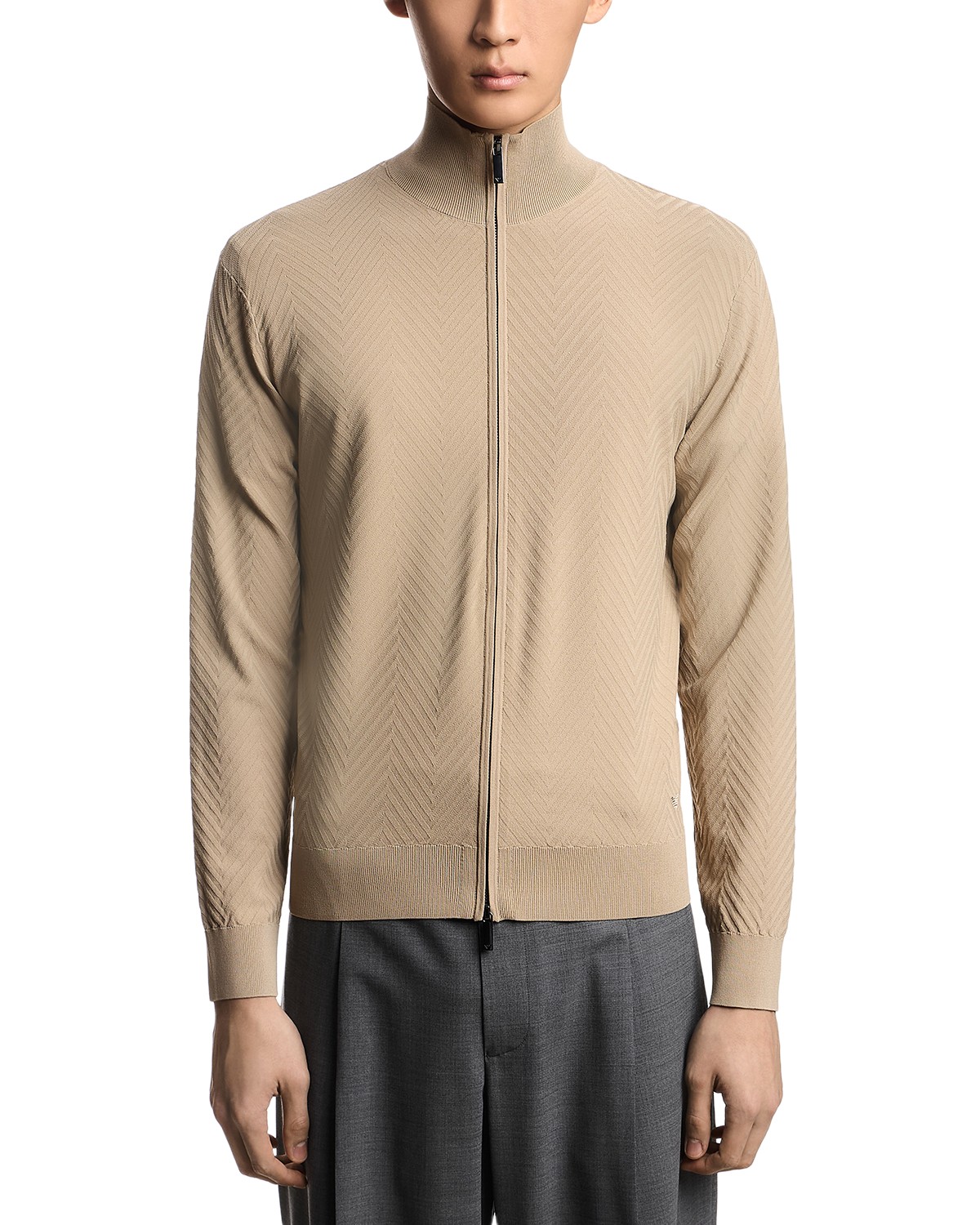 Zip Cardigan Sweater