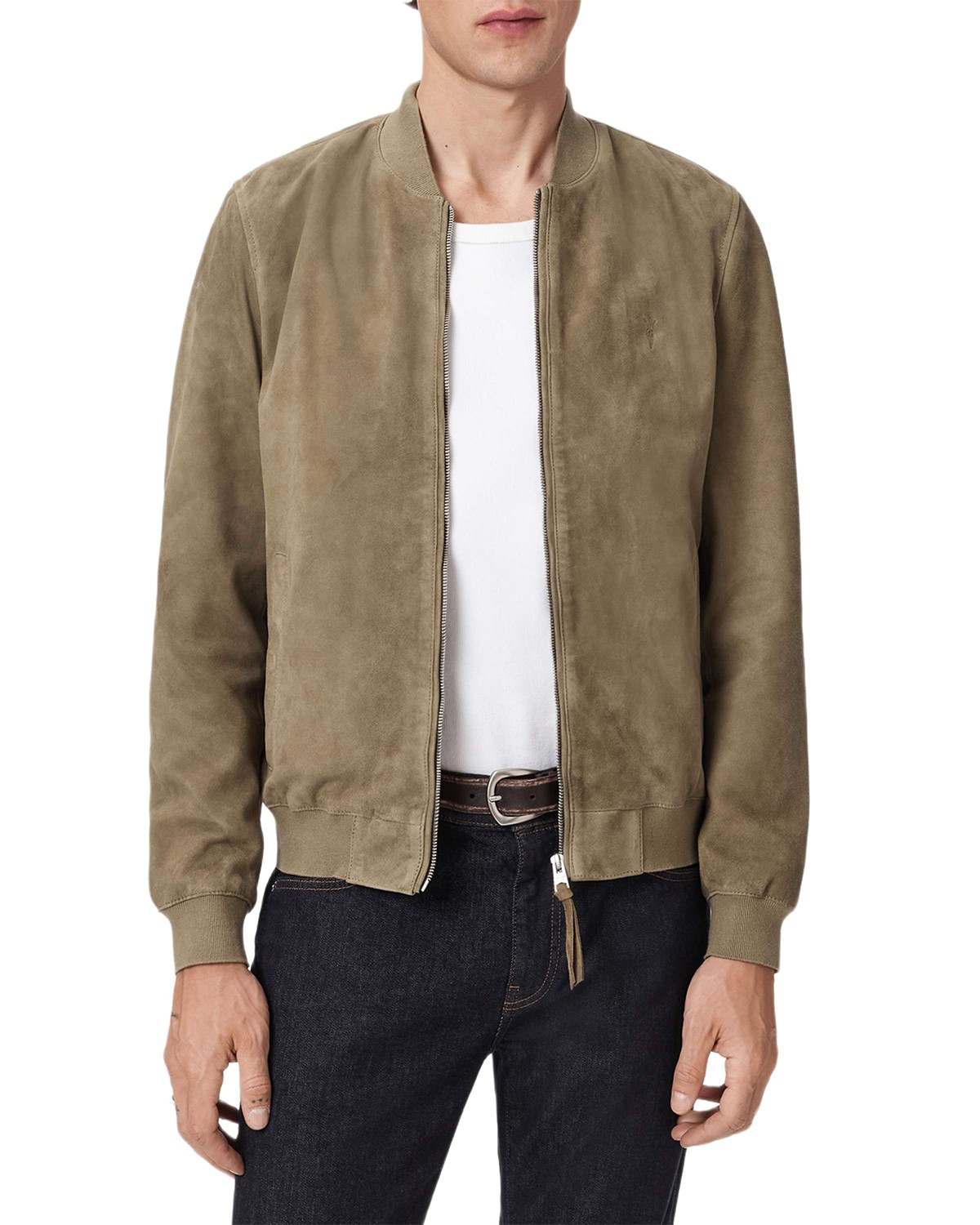 Morten Suede Bomber Jacket