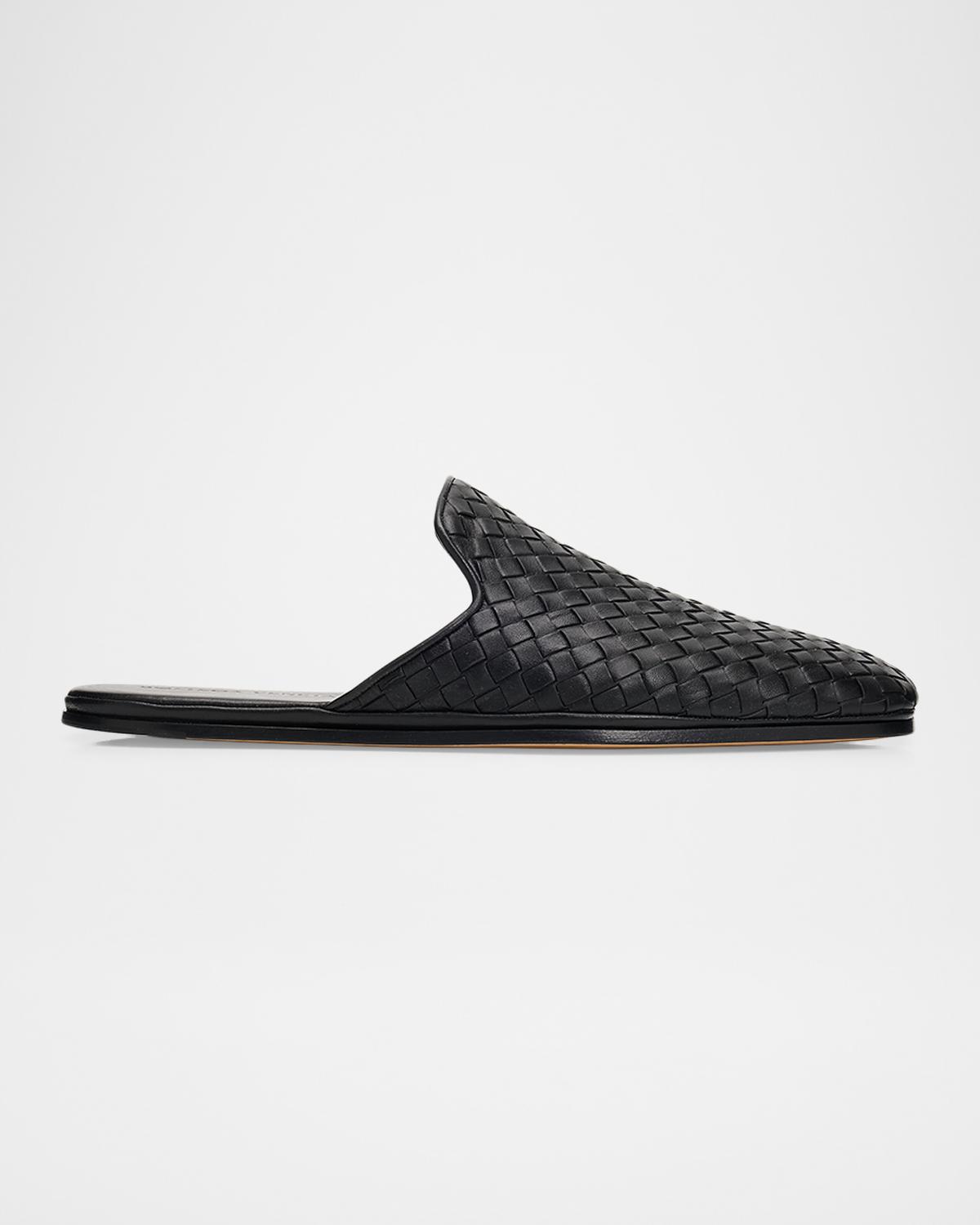 Men's Intrecciato Nappa Leather Slippers