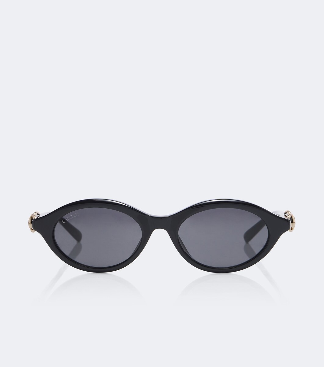 Horsebit round sunglasses