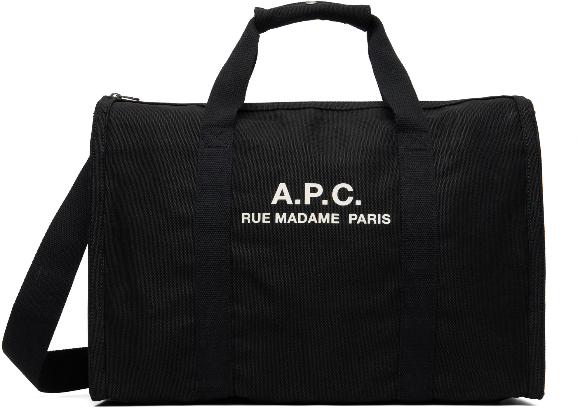 Black 'Recuperation' Gym Weekender Bag