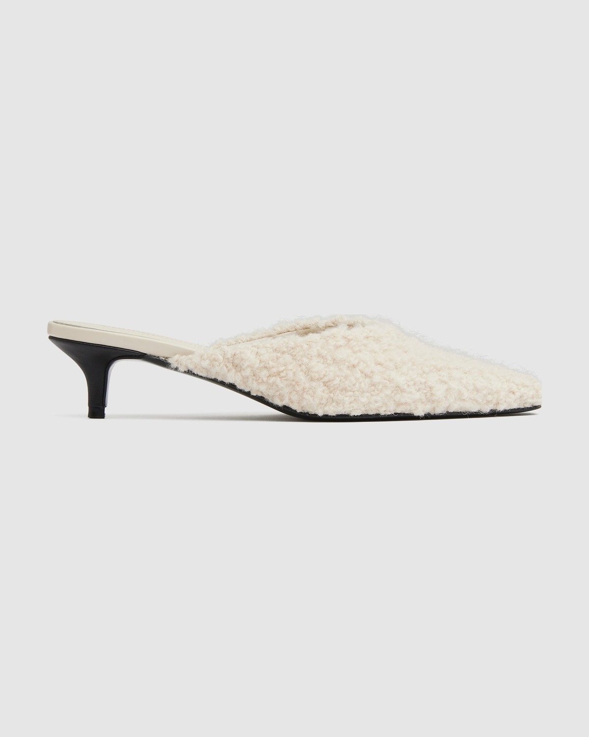 Teddy Heels in Ecru