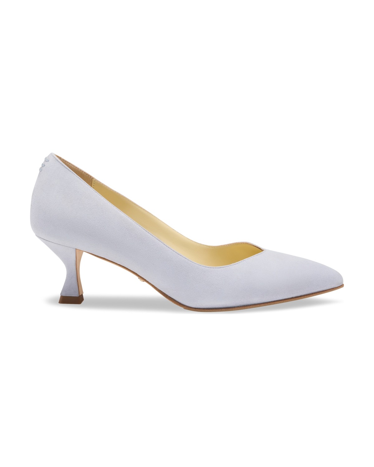 Perfect Kitten Pump 50 in Misty Gray Suede
