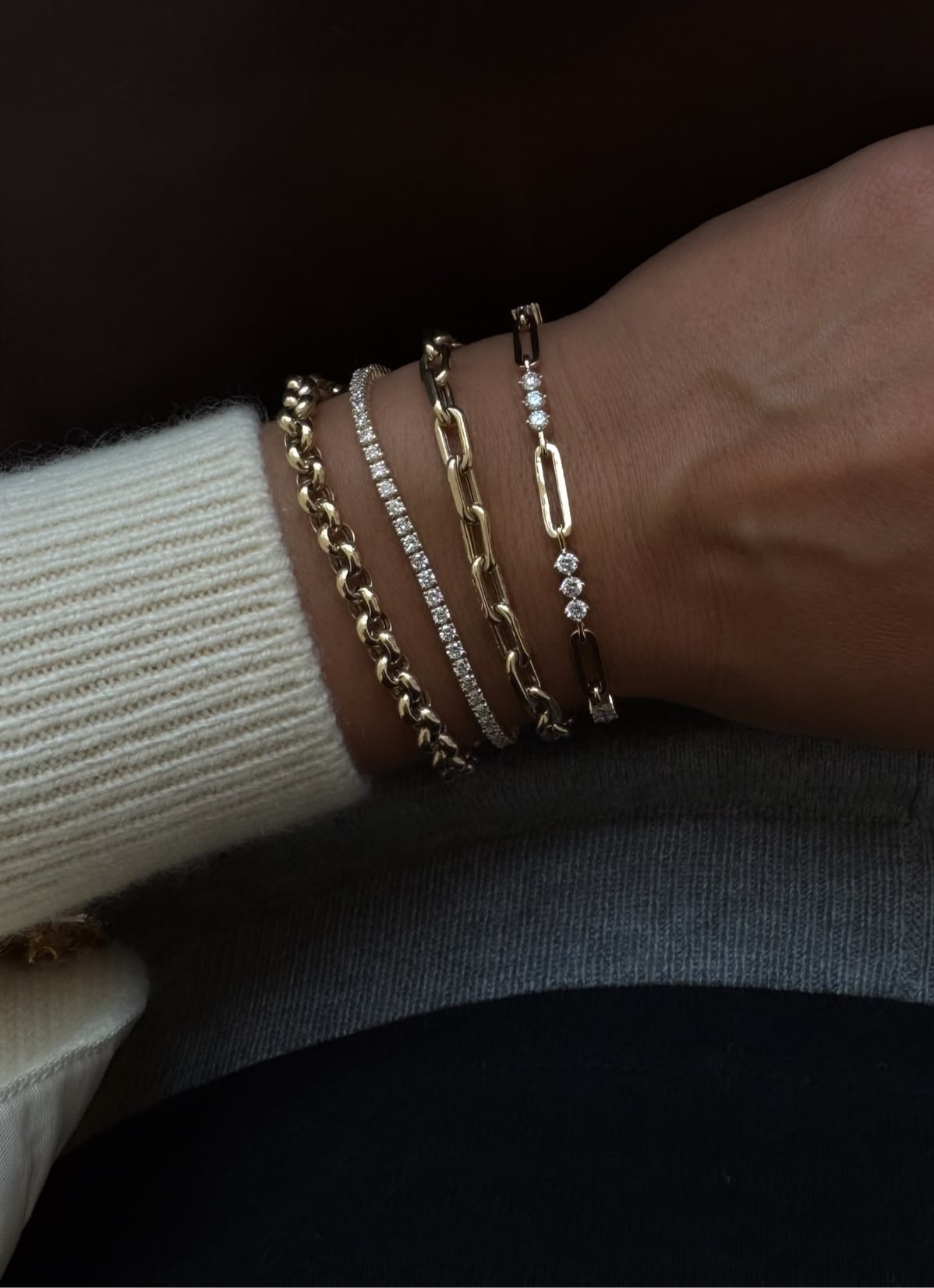 Crystal Bracelets: Faceted Stones to Wear Alone or Stacked