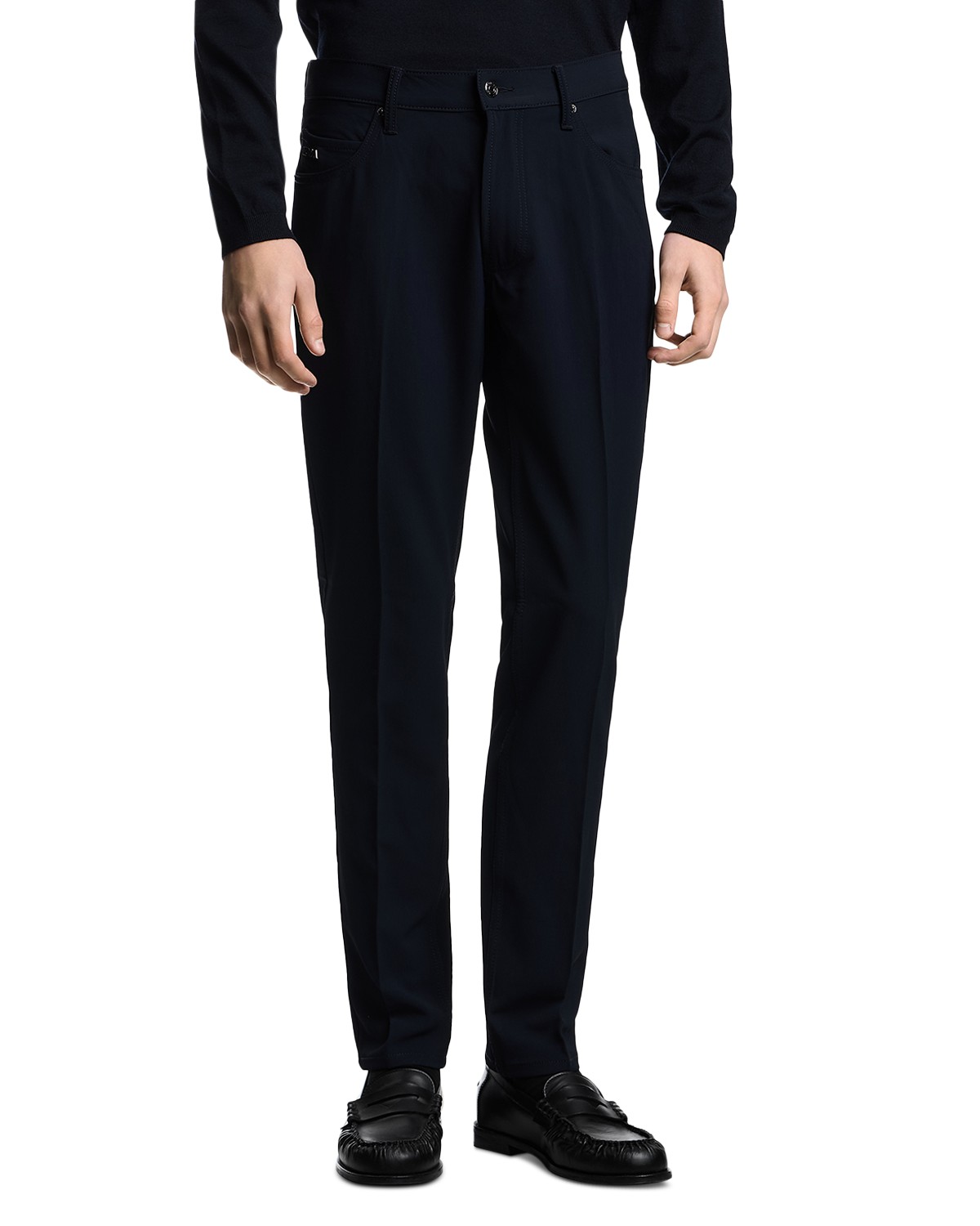 Regular Fit Stretch Cannette Trousers