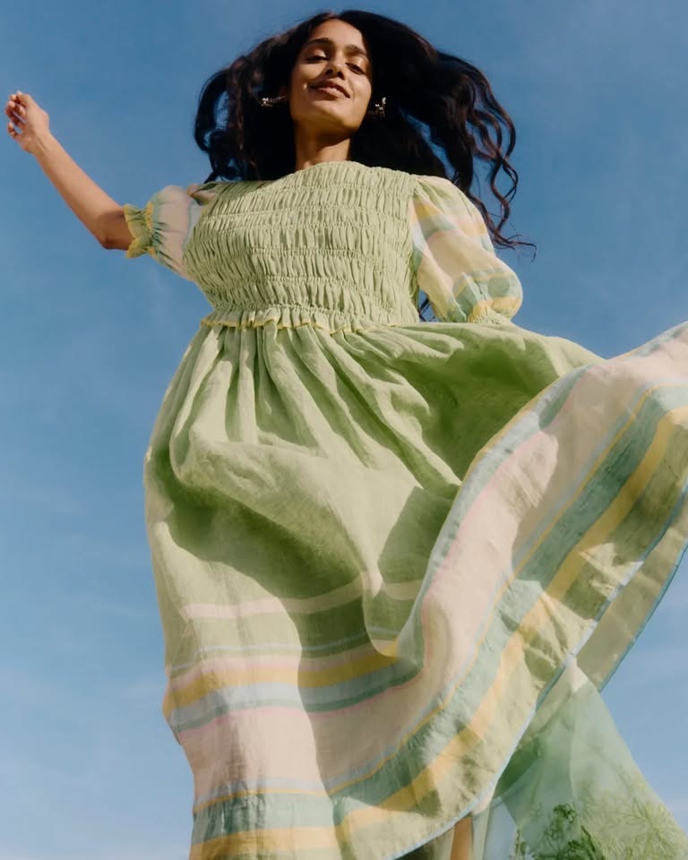 Eka Dresses: Handwoven Kota, Jamdani and Khadi Textiles