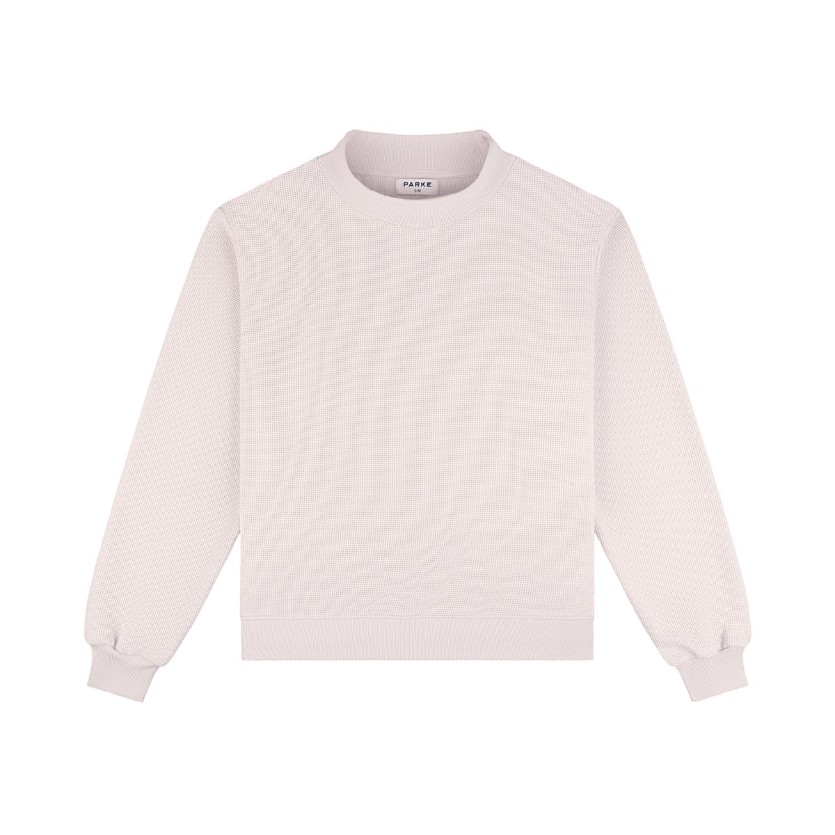 Waffle Mockneck Pullover - Lilac