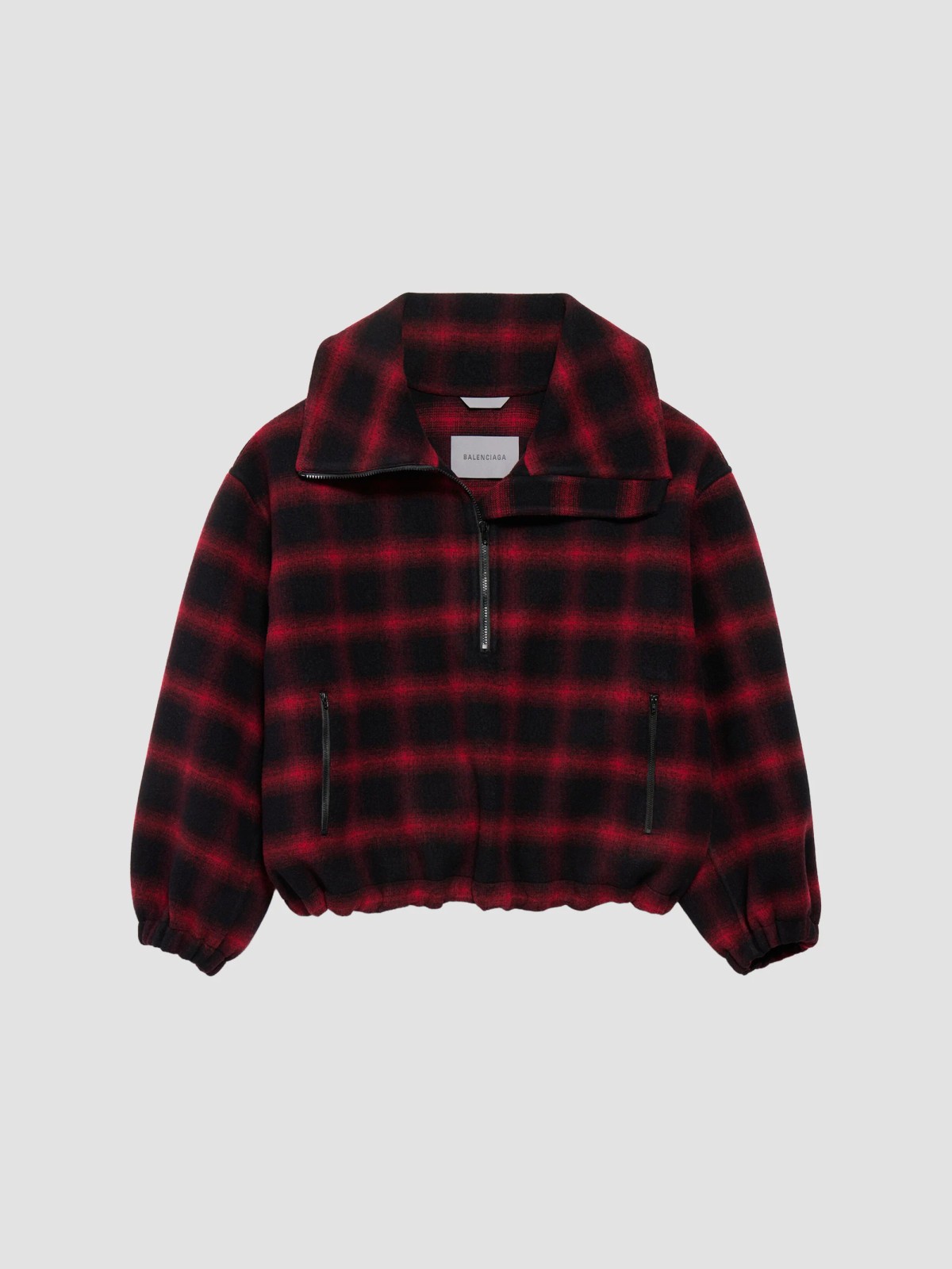 High Collar Half Zip Outerwear Jacket