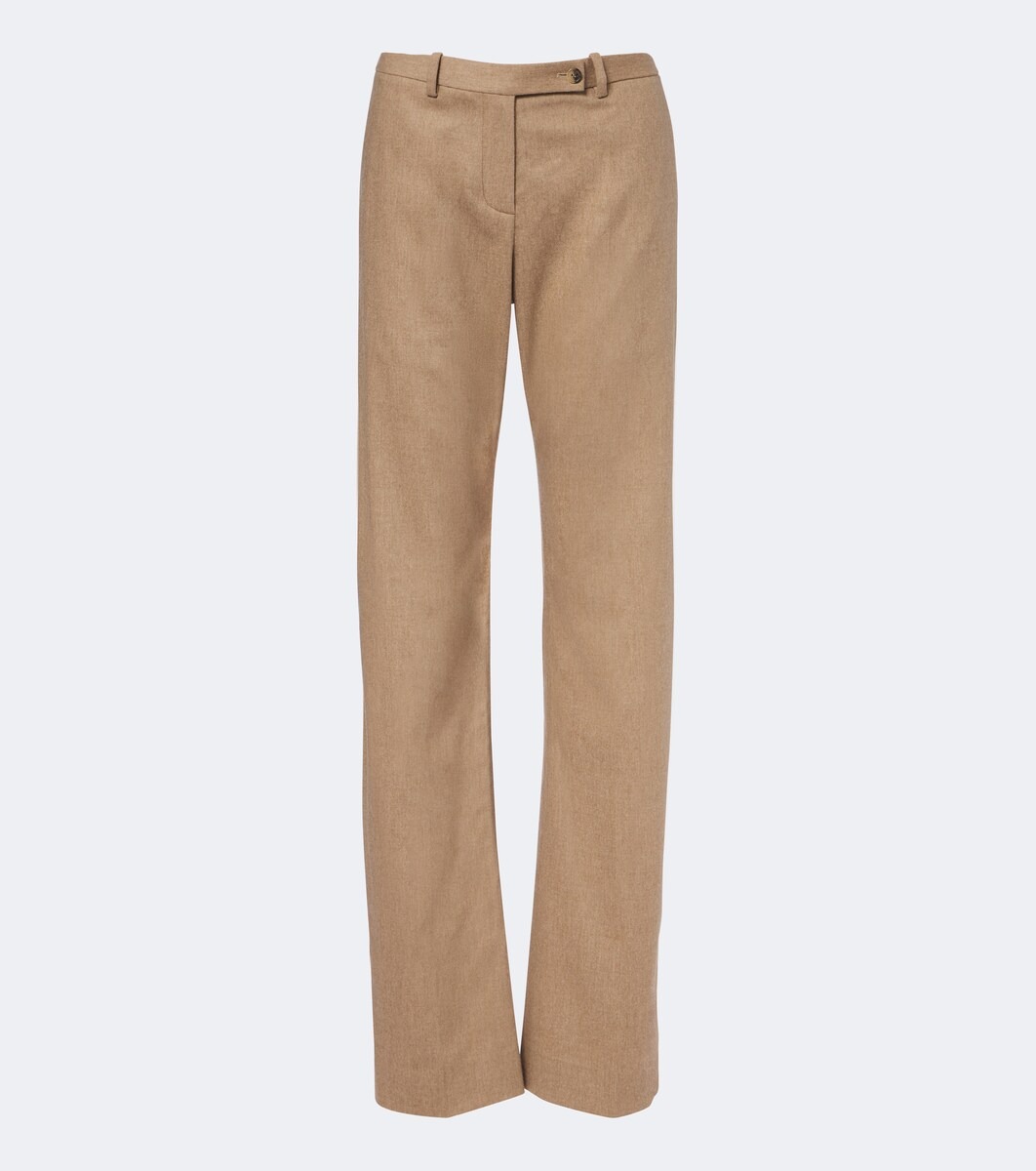 Hunter wool and cashmere straight pants