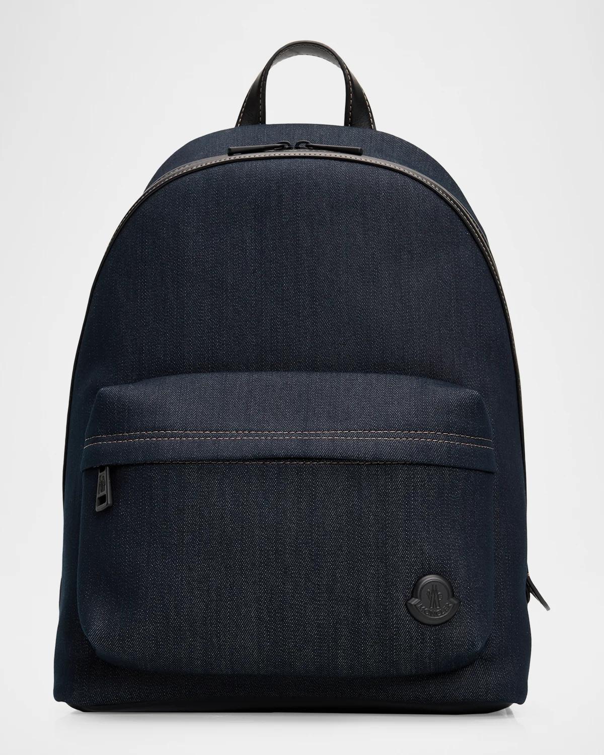 Moncler Men's Carlo Denim Backpack