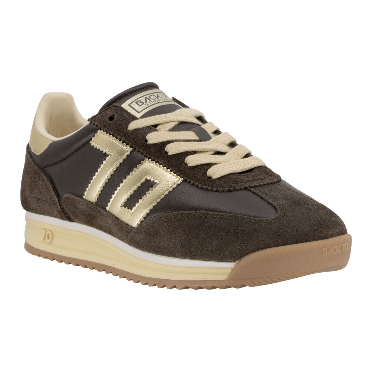 Jogger N Sneakers in Coffee Gold