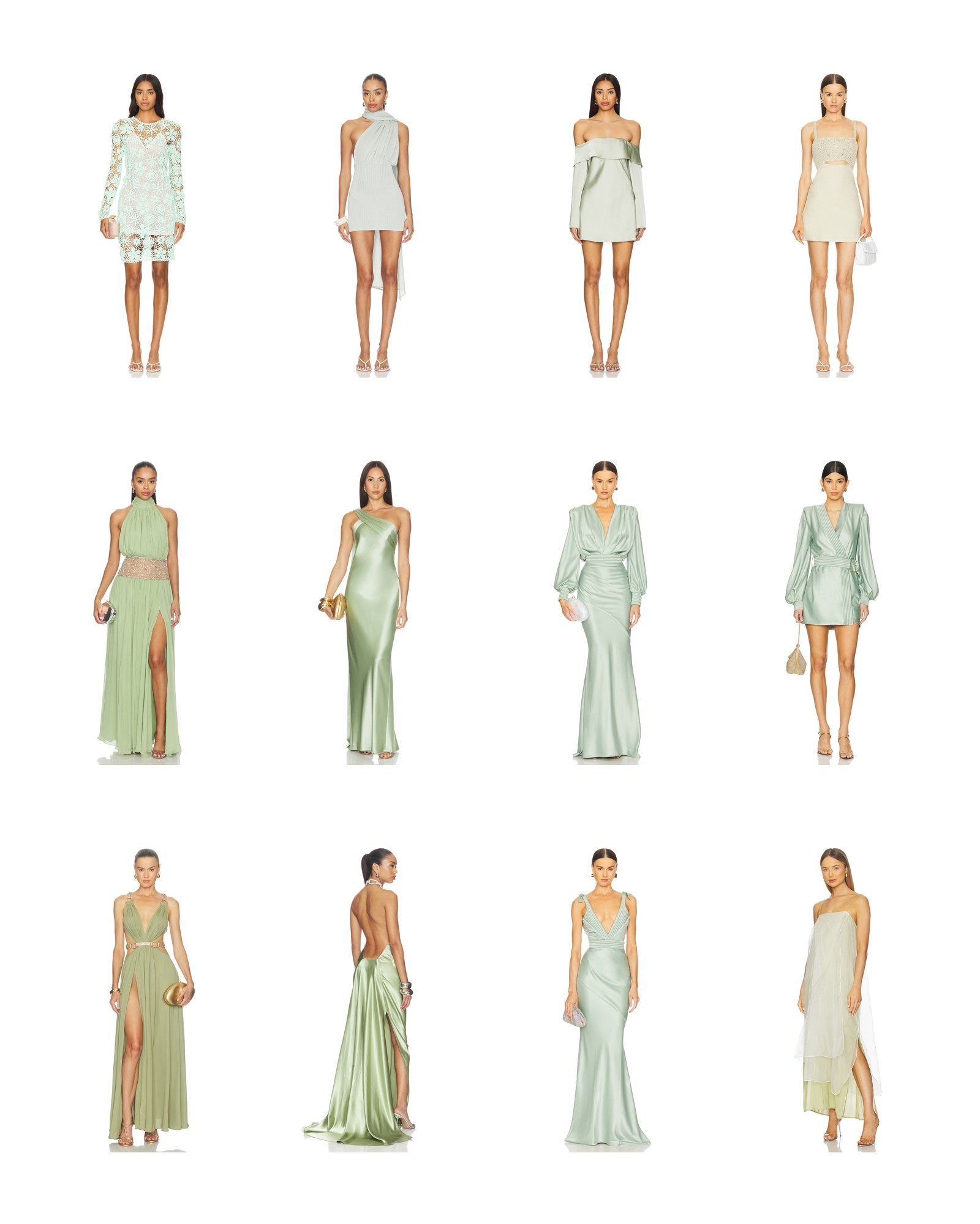 Sage Green Bridesmaid Dresses