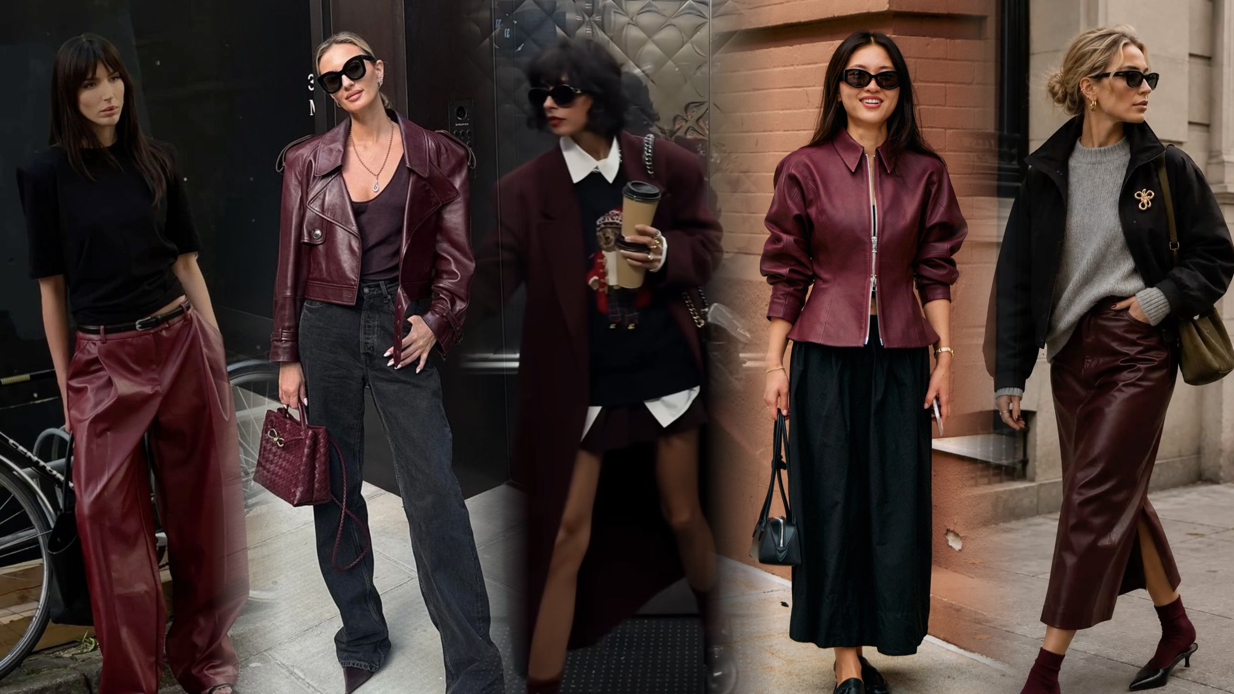 Burgundy and Black Outfits to Try This Fall