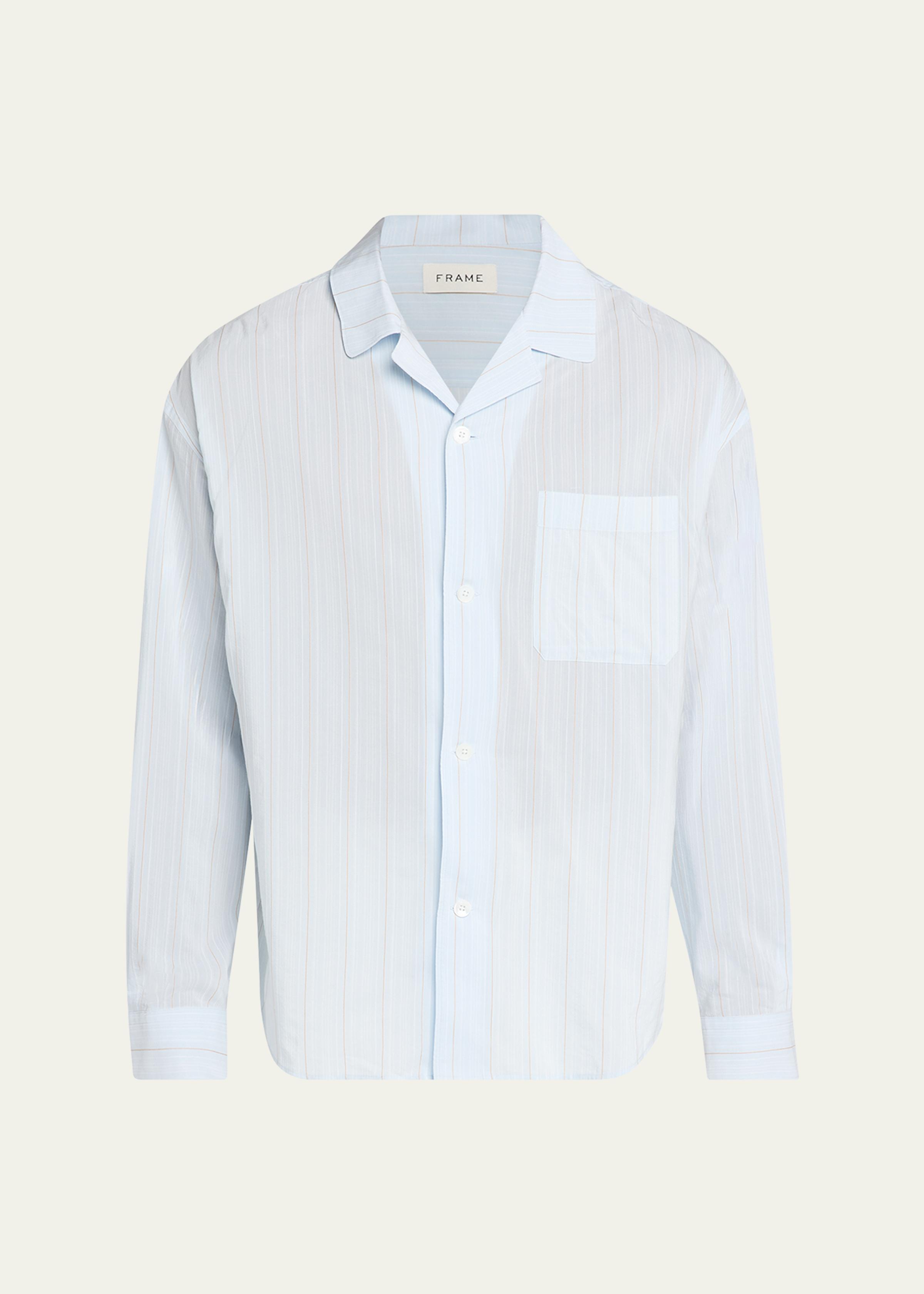 Men's Pyjama Multi-Stripe Shirt