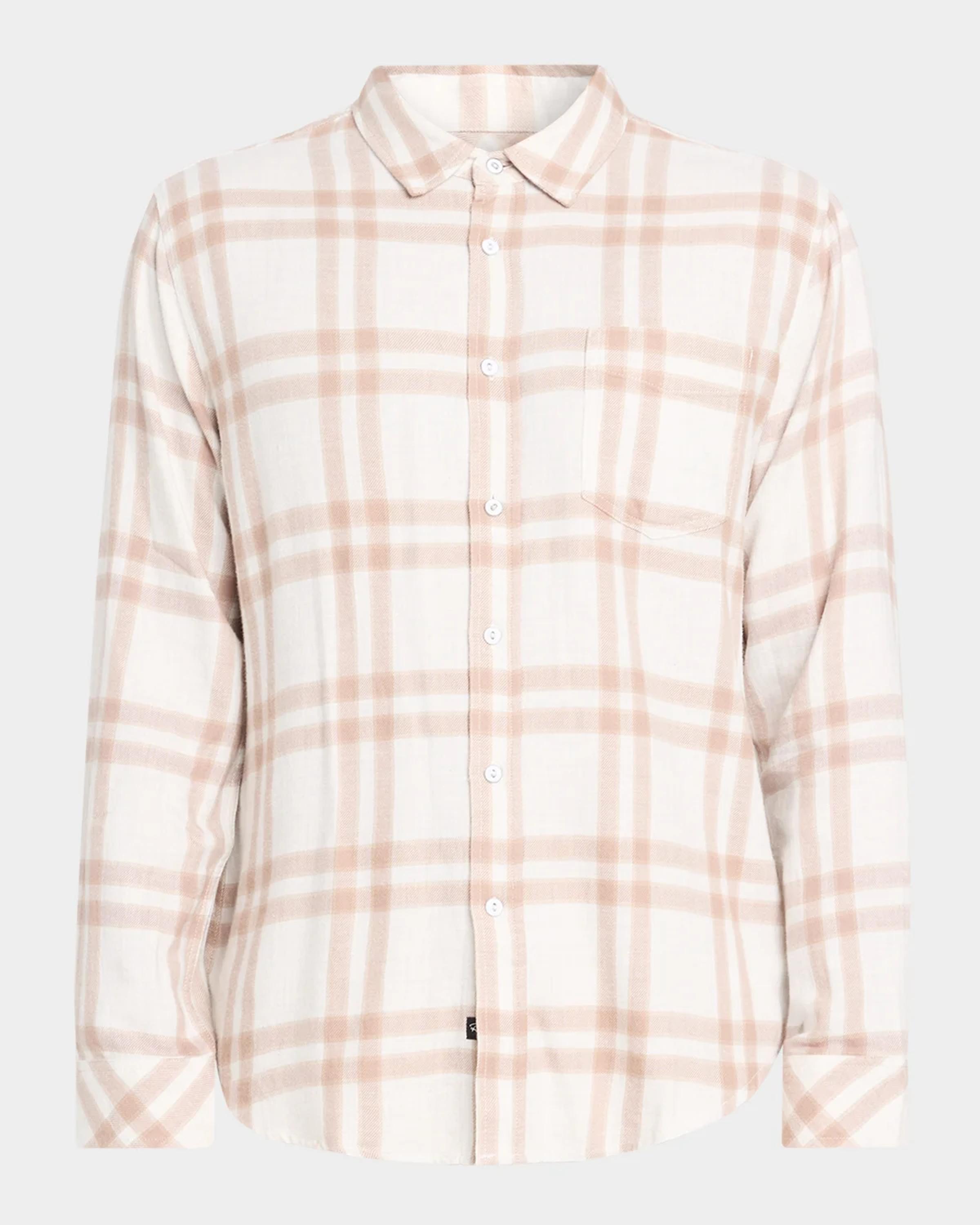 Men's Lennox Plaid Flannel Button-Front Shirt