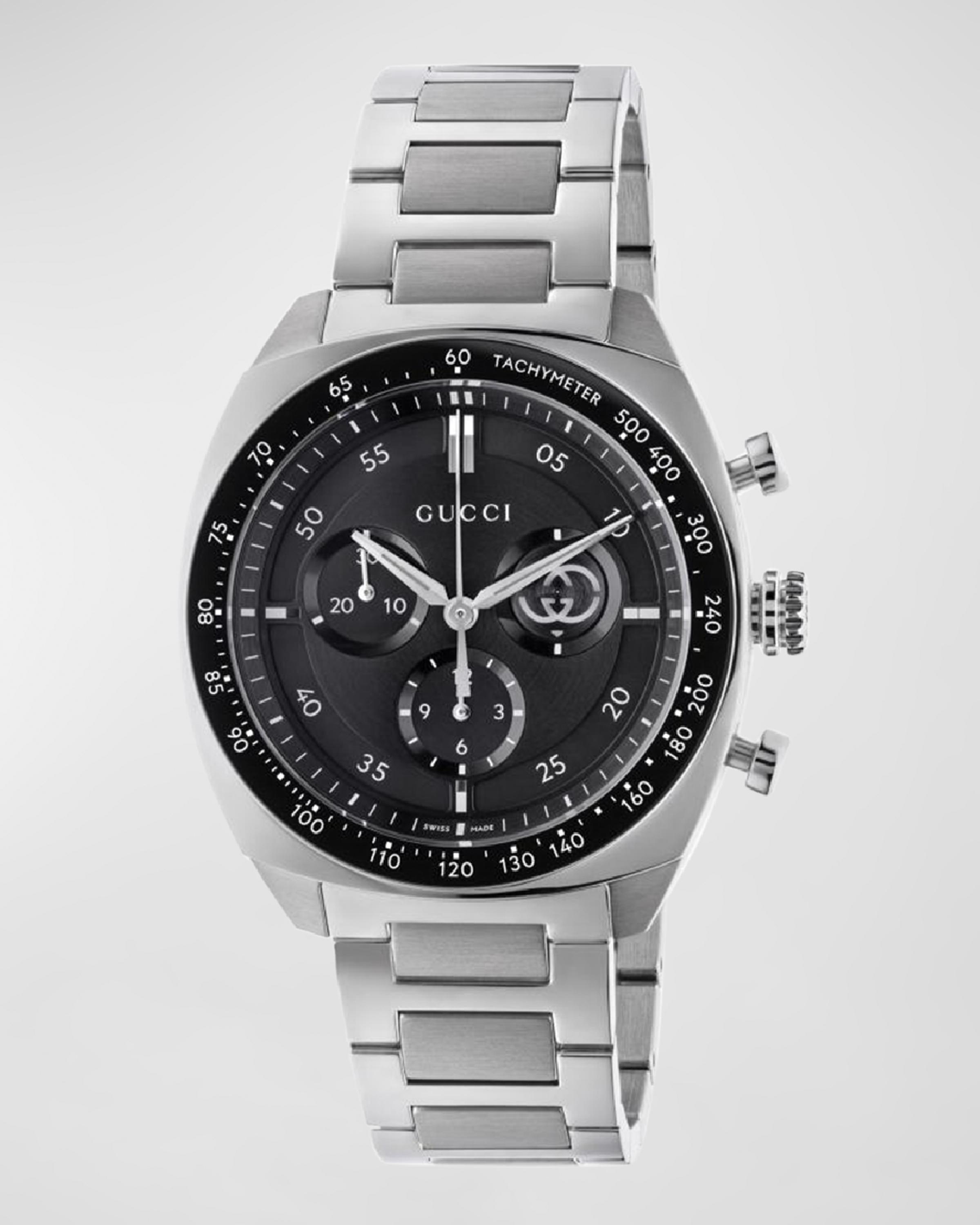 Stainless Steel Chronograph Watch, 41mm