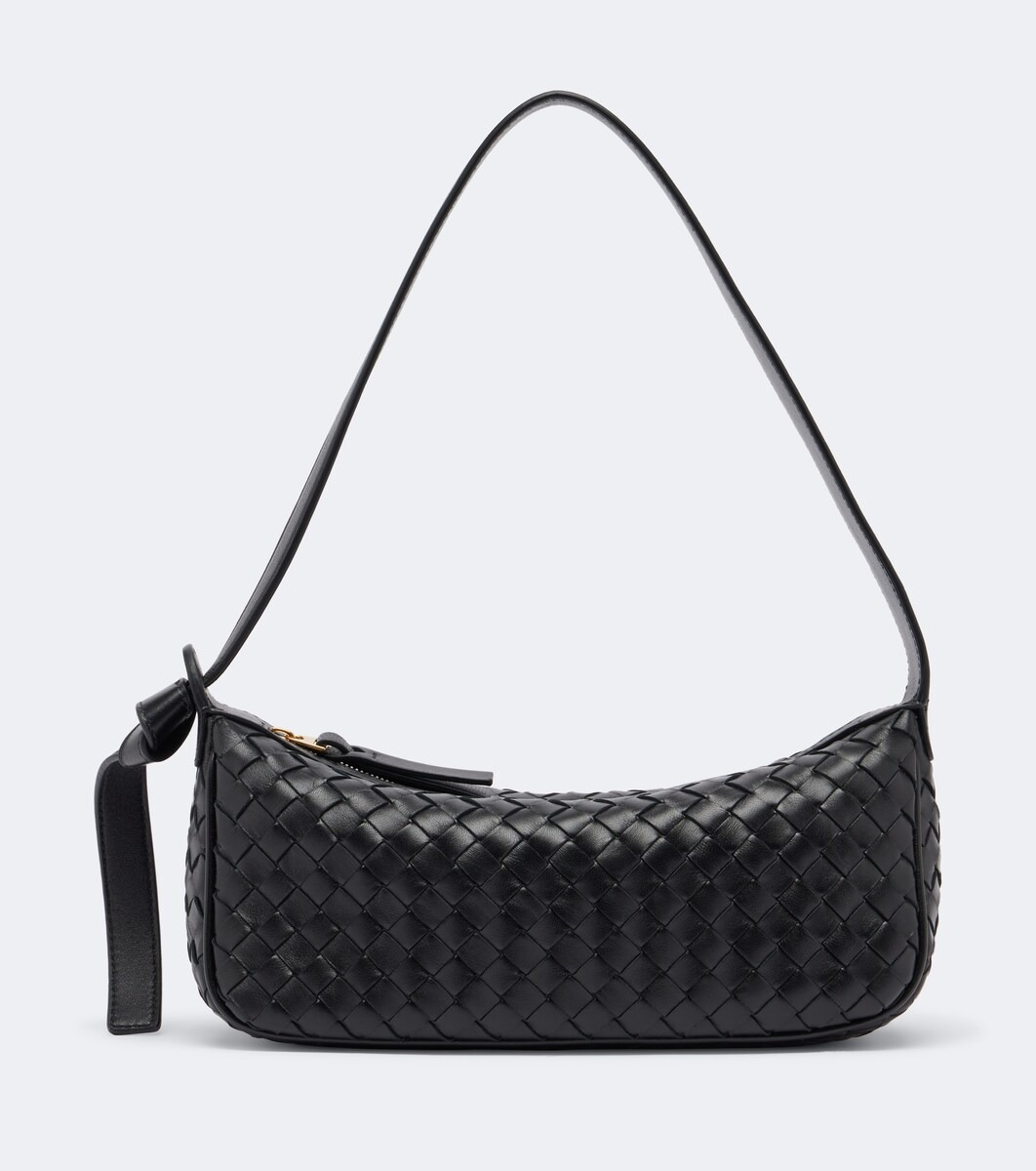 Nodo Intrecciato leather shoulder bag
