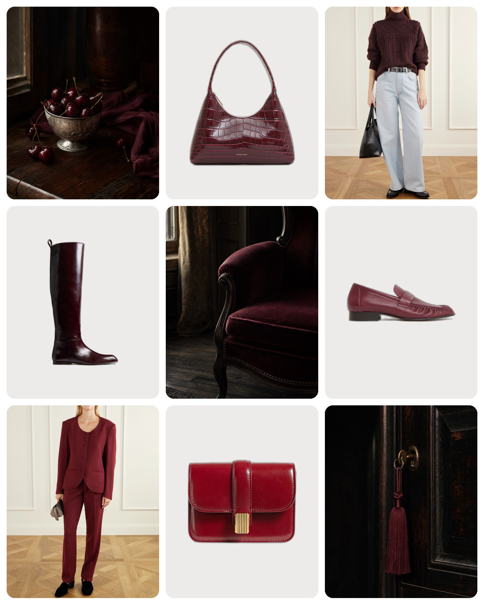 Burgundy Outfits for Fall
