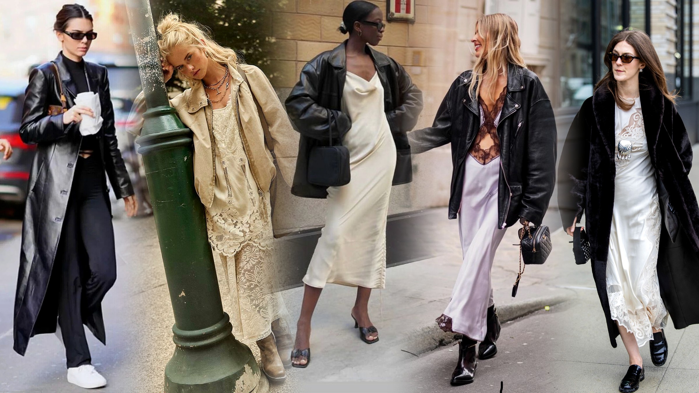 How to Wear a Nightie Dress Into Fall
