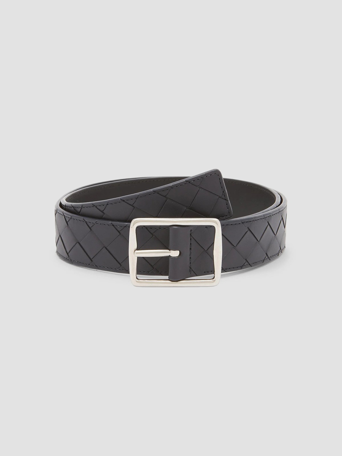 Reverso Intrecciato Leather Belt