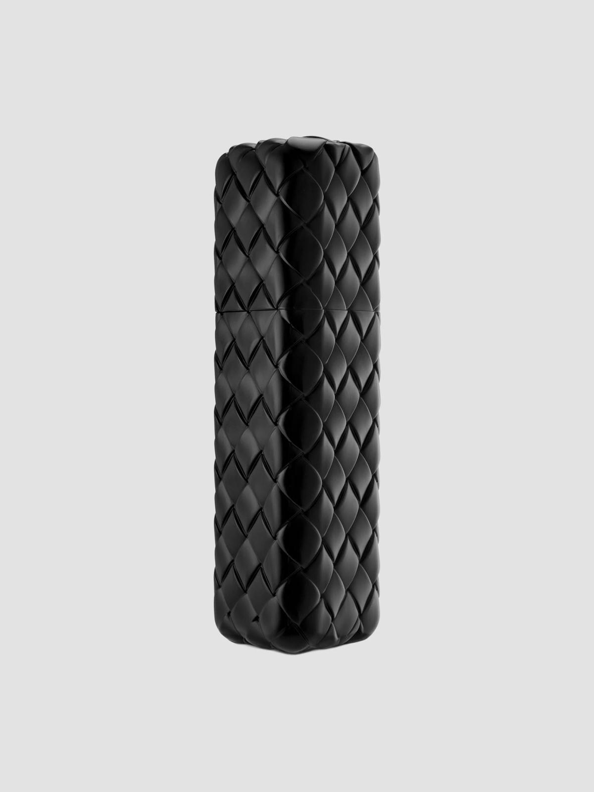 Intreccio Metal Travel Perfume Case - Black