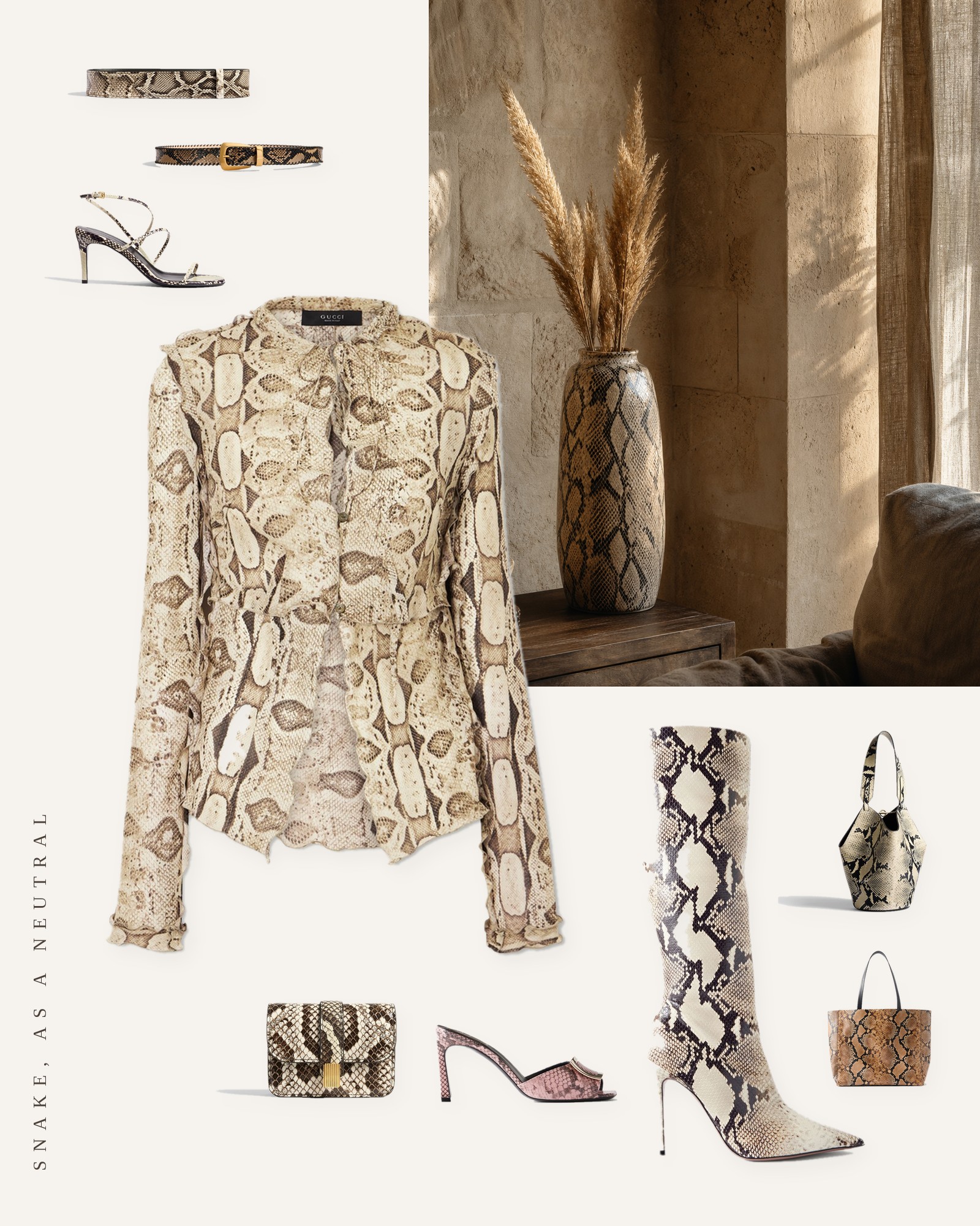 How to Wear Snake Print This Fall