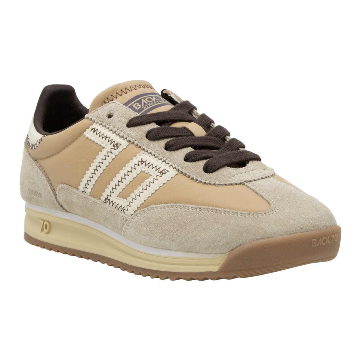 Jogger Z Sneakers in Beige Milk Coffee