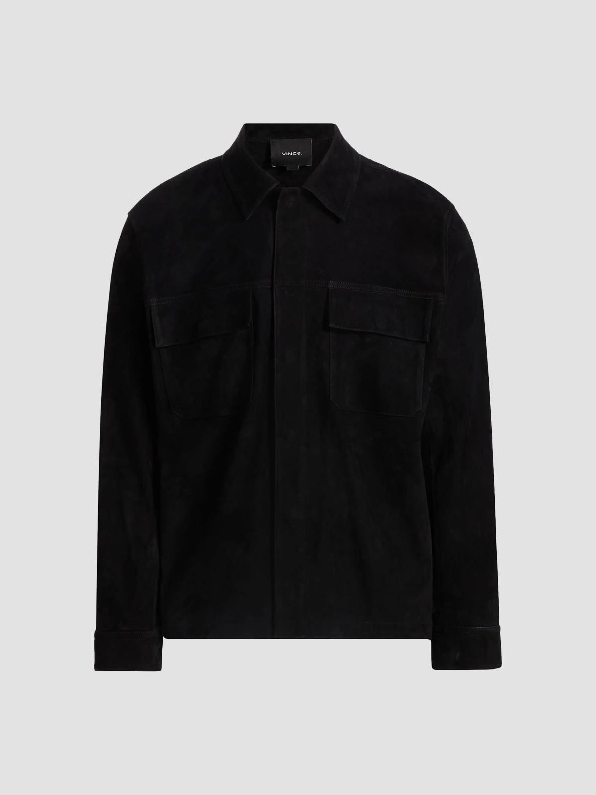 Suede Shirt Jacket