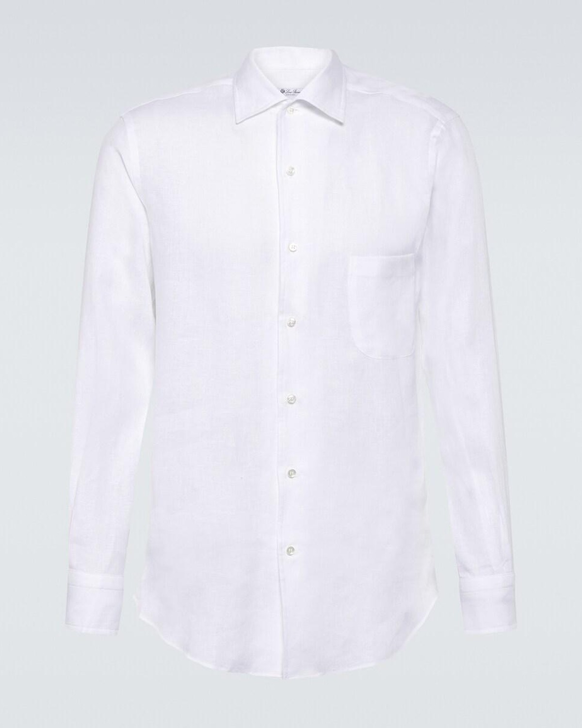 André Linen Shirt in White